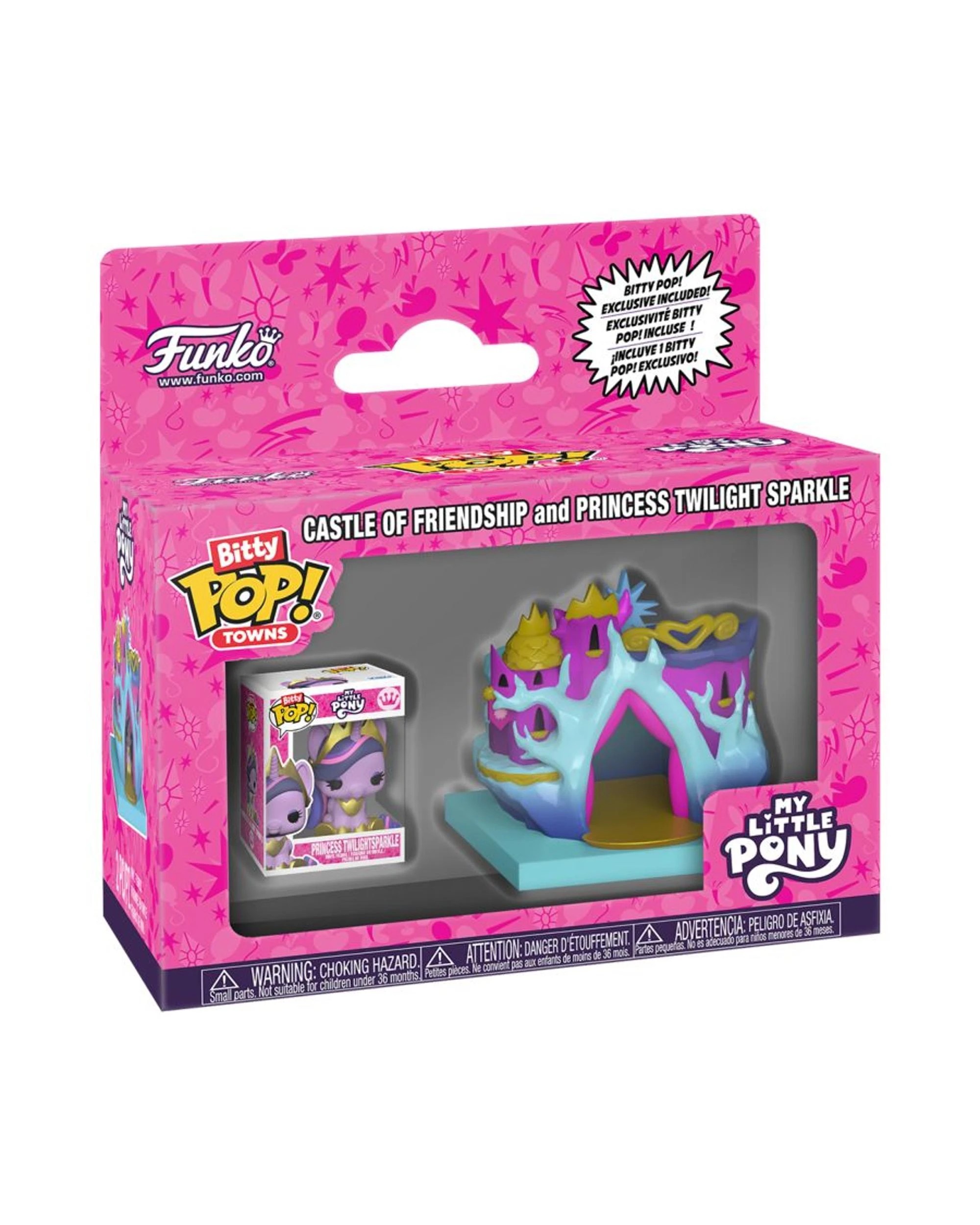 4 My Little Pony Castle of Friendship and Princess Twilight Sparkle Bitty POP! Towns Funko POP! Vinyl, 4 of 4