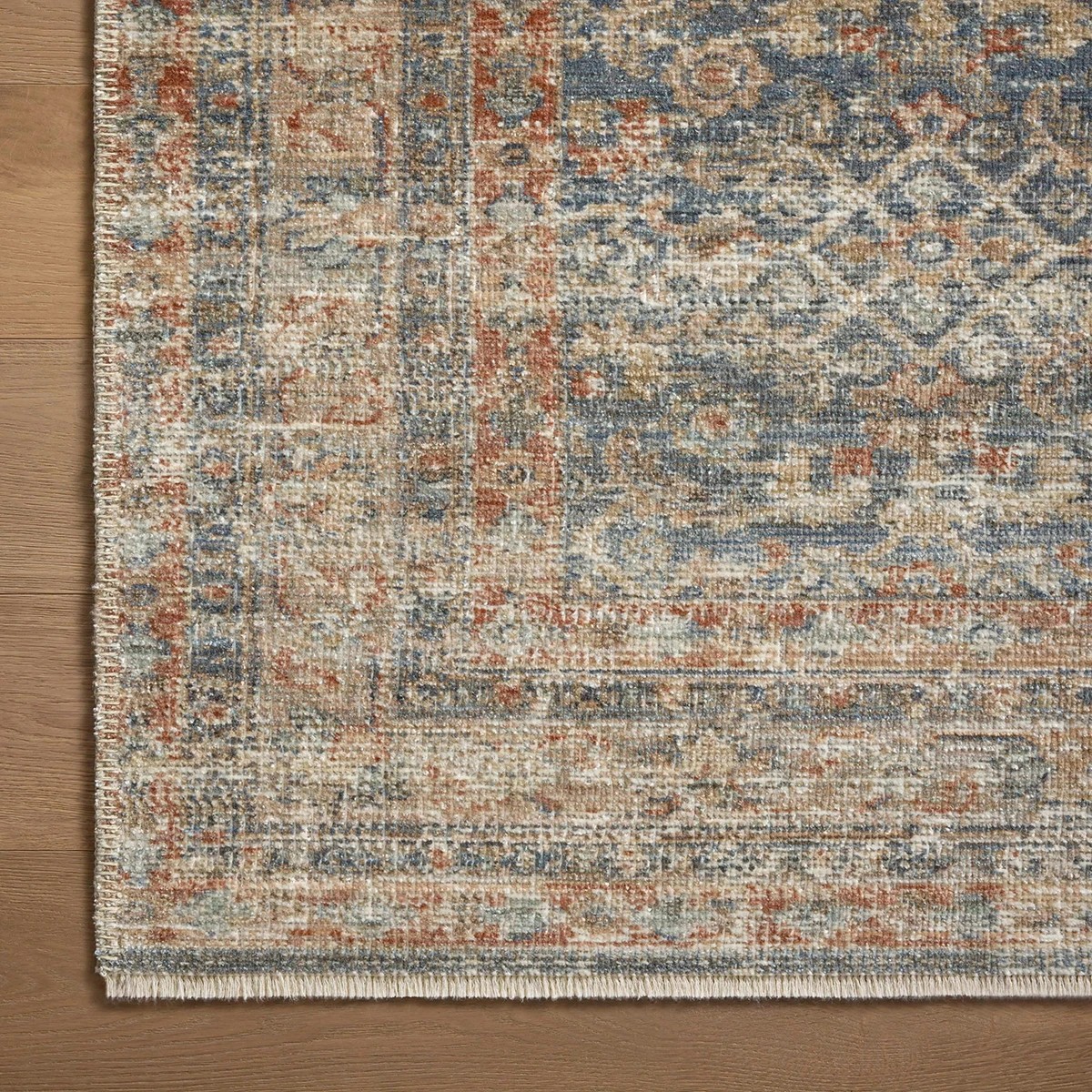3 Common Ground Rugs Heirloom 12 370x300cm - Extra Large Power Loomed Pet Friendly Floor Rug - Blue, 3 of 7