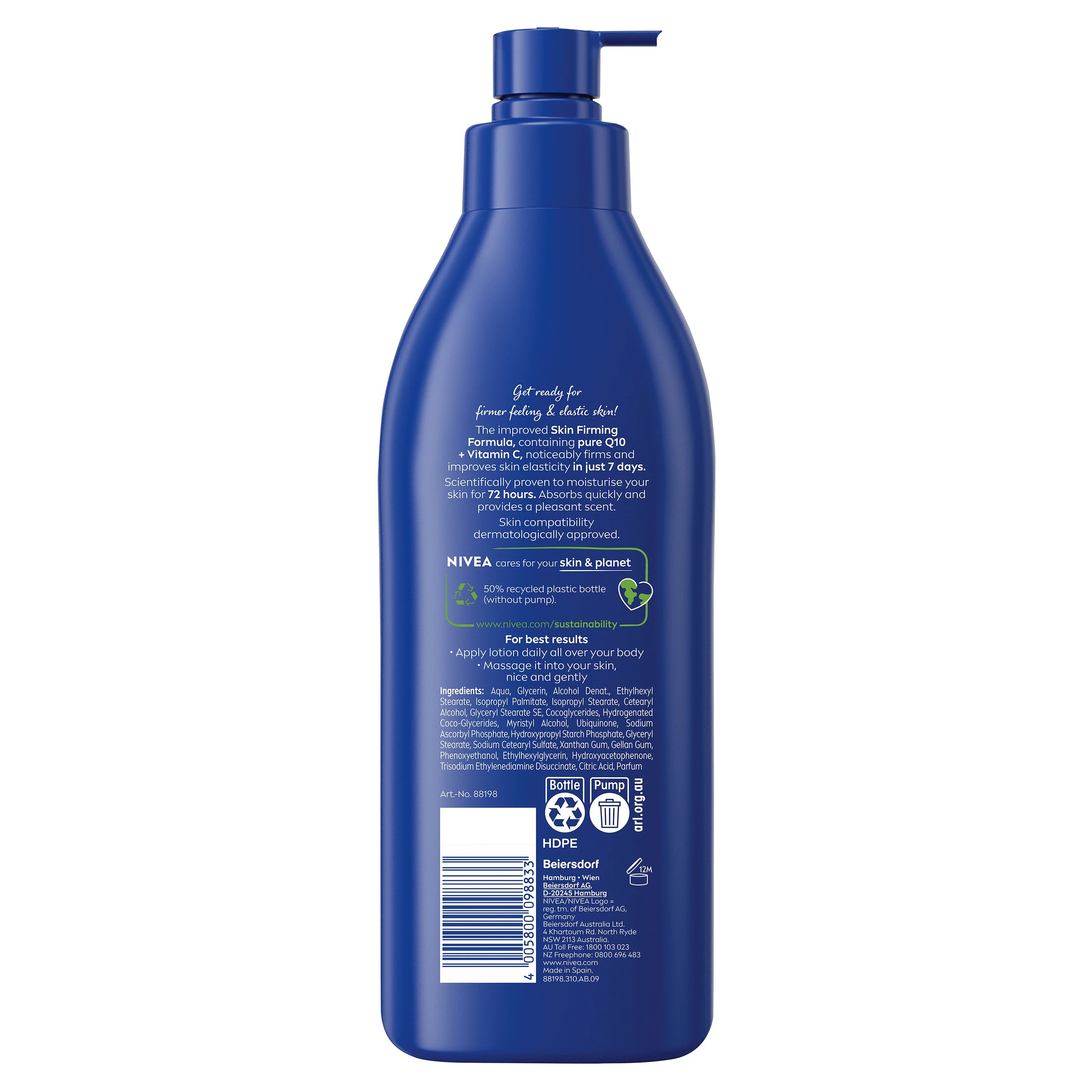 2 Nivea Rich Firming Body Lotion 400ml - Q10 and Vitamin C, 2 of 7