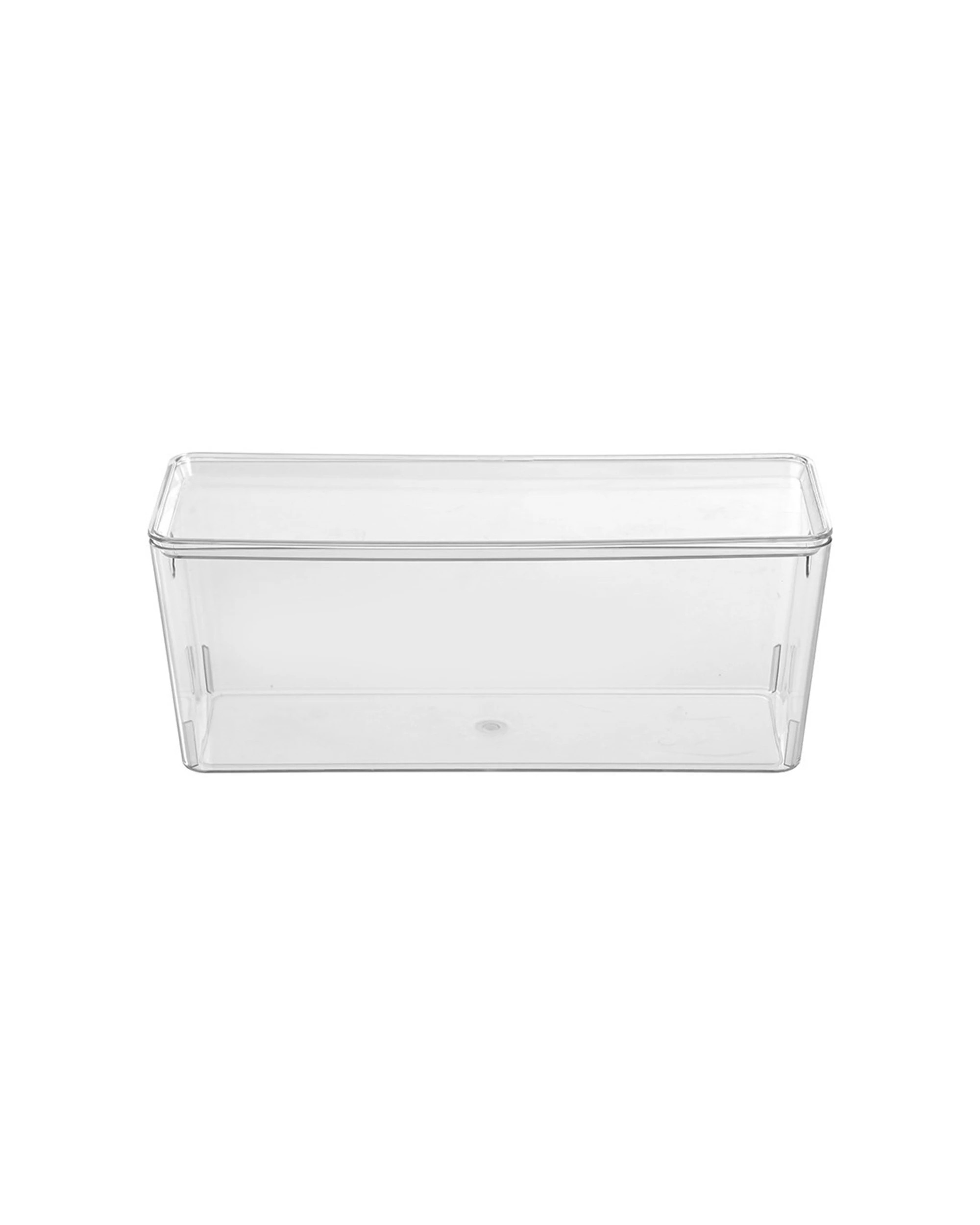 4 Boxsweden Crystal Tidy Box Container W Lid 5L 35cm Lidded Storage Organiser
 - plain, 4 of 5