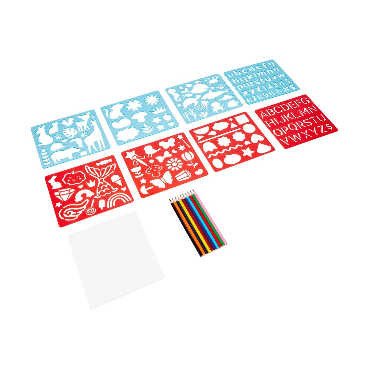 3 19 Piece Drawing Stencil Activity Tub, 3 of 10