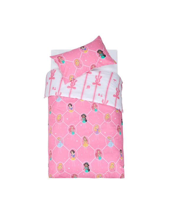 Disney Princess Quilt Cover Set - Single Bed