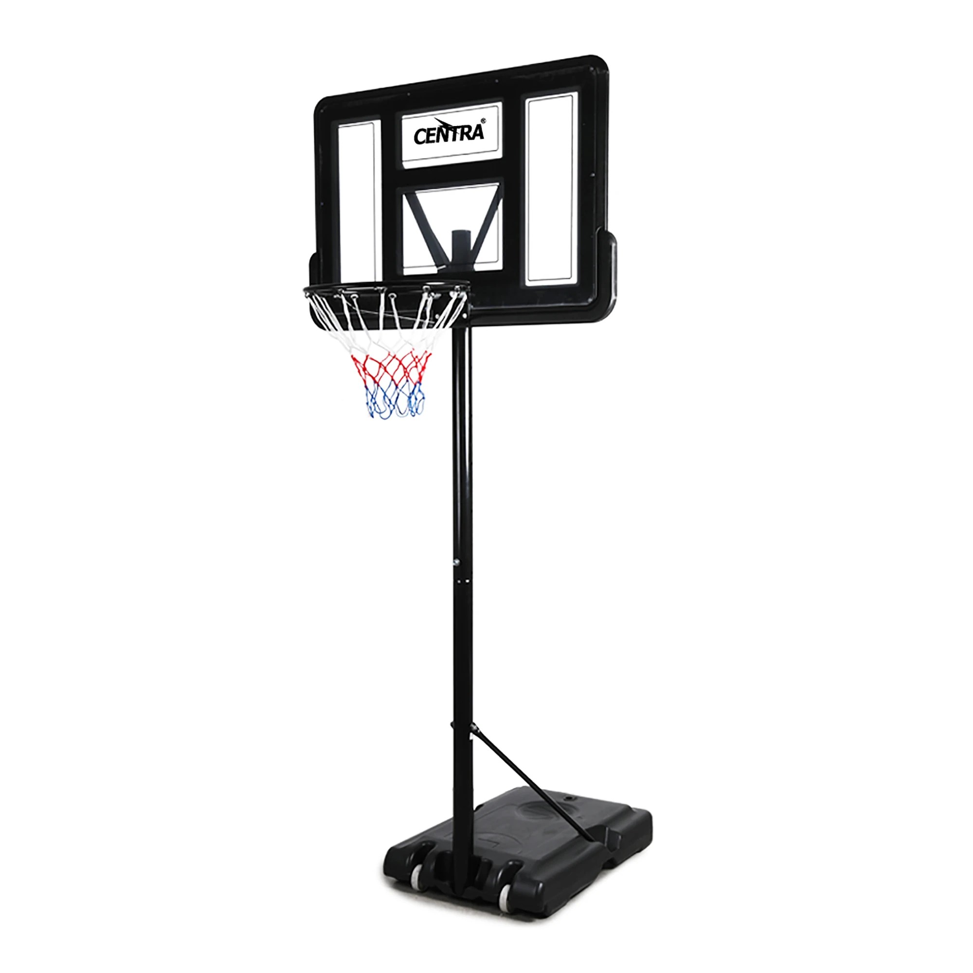 1 Centra Basketball Hoop Stand Portable 1.3-3.05m Height Adjustable Net Ring Adult, 1 of 6