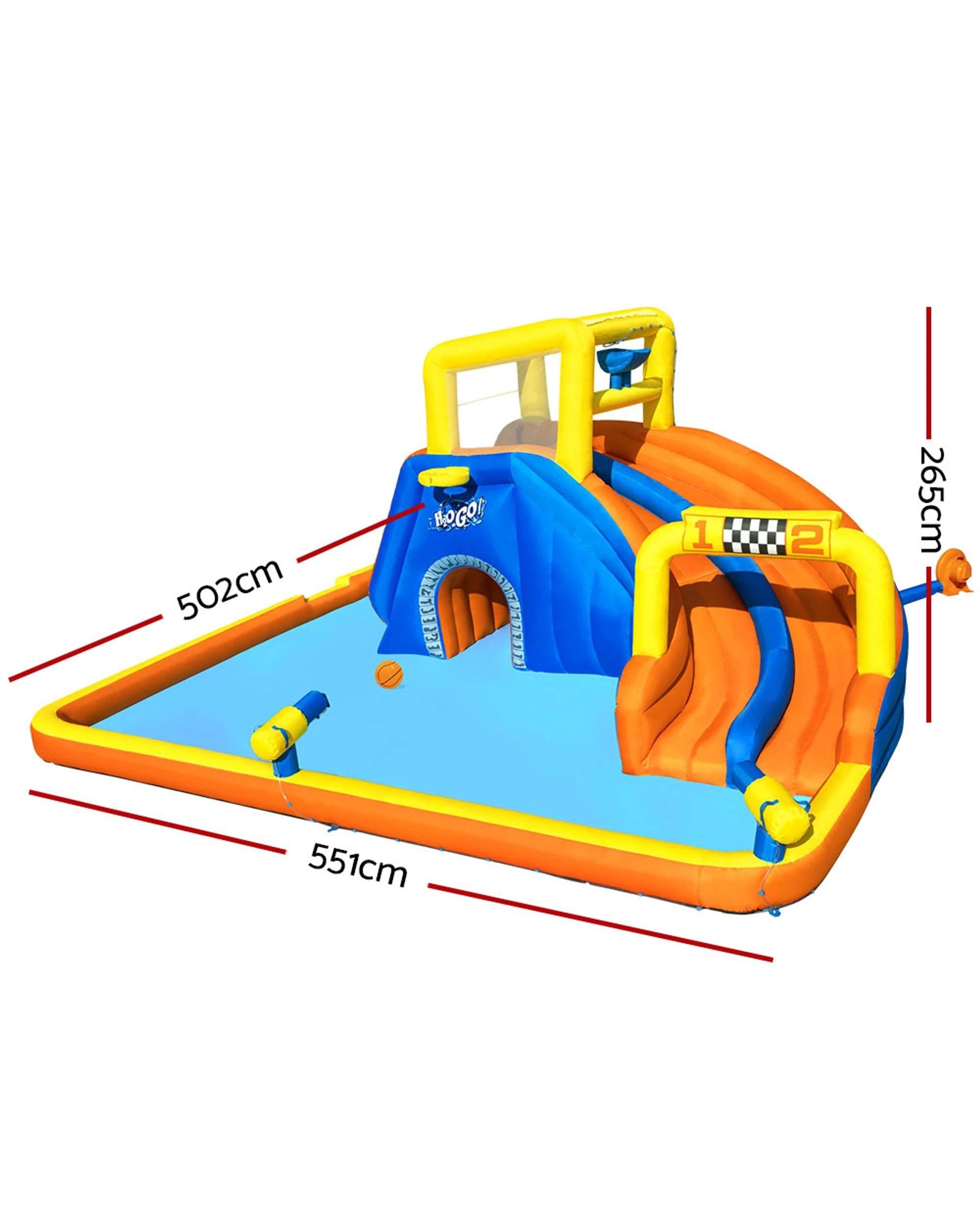 2 Bestway Water Slide 551x502x265cm Kids Play Park Inflatable Swimming Pool
 - Multi, 2 of 3