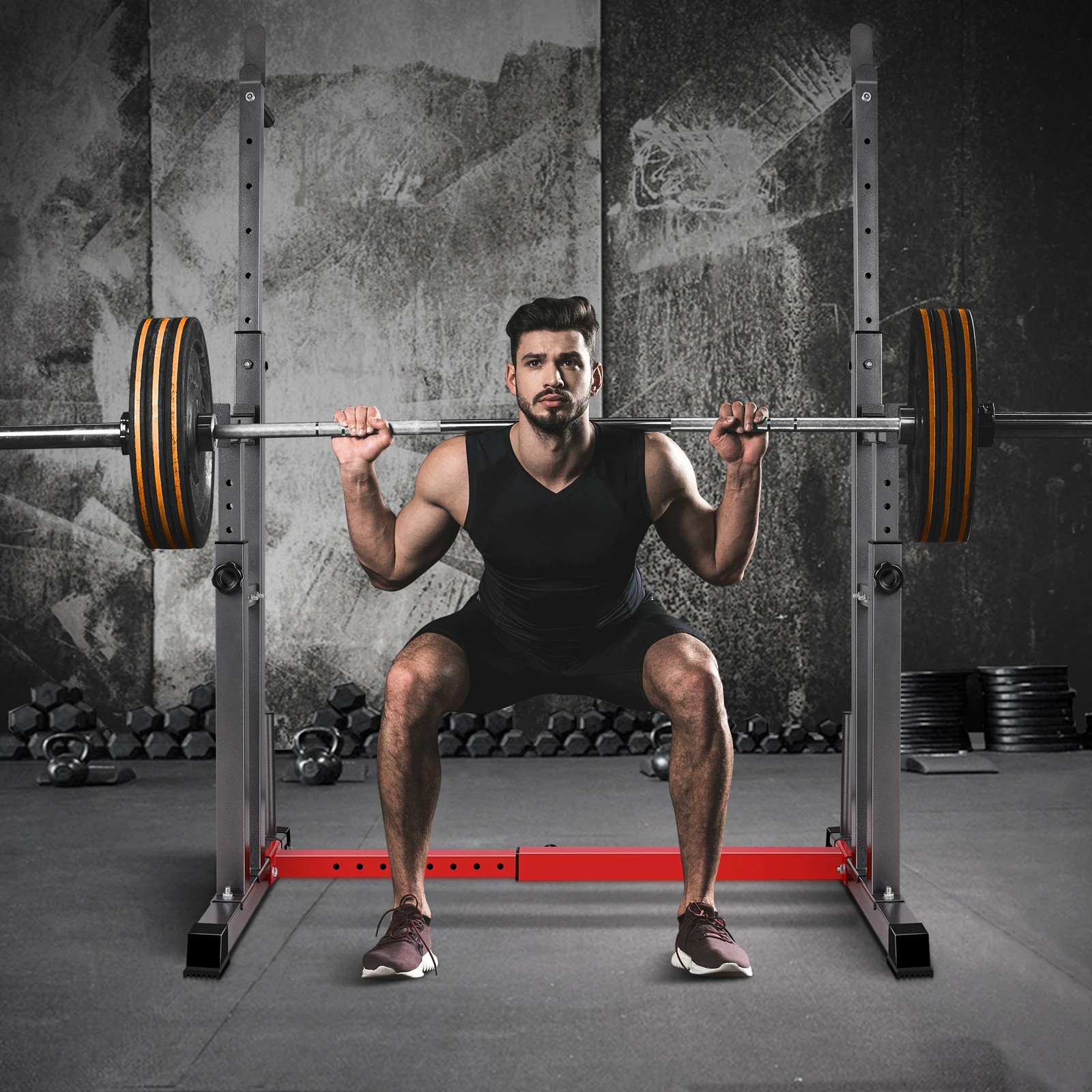 6 Black Lord Squat Rack Weight Bench Pro, 6 of 6