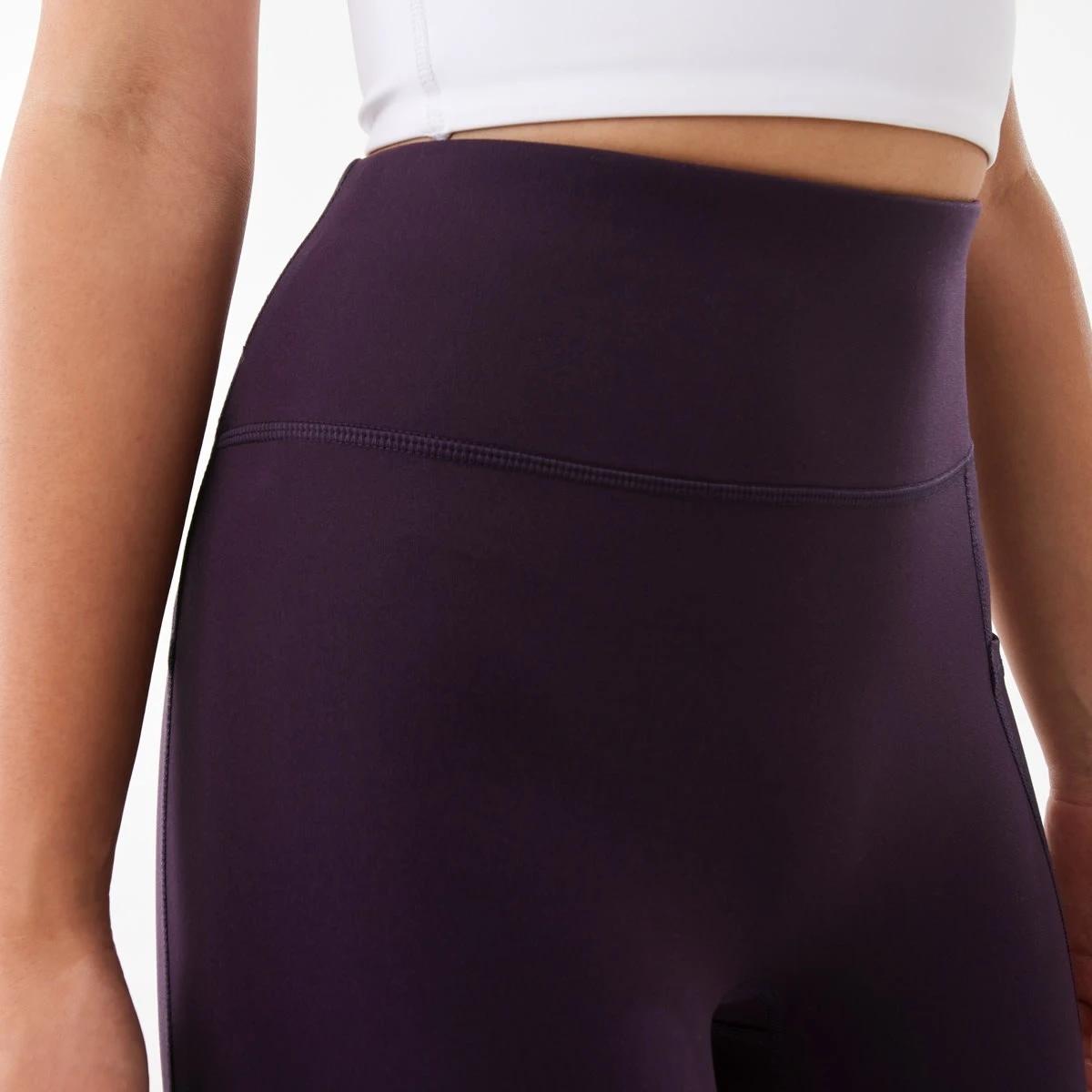 7 Active Womens Ultrasoft Leggings Pur Raisin, 7 of 8