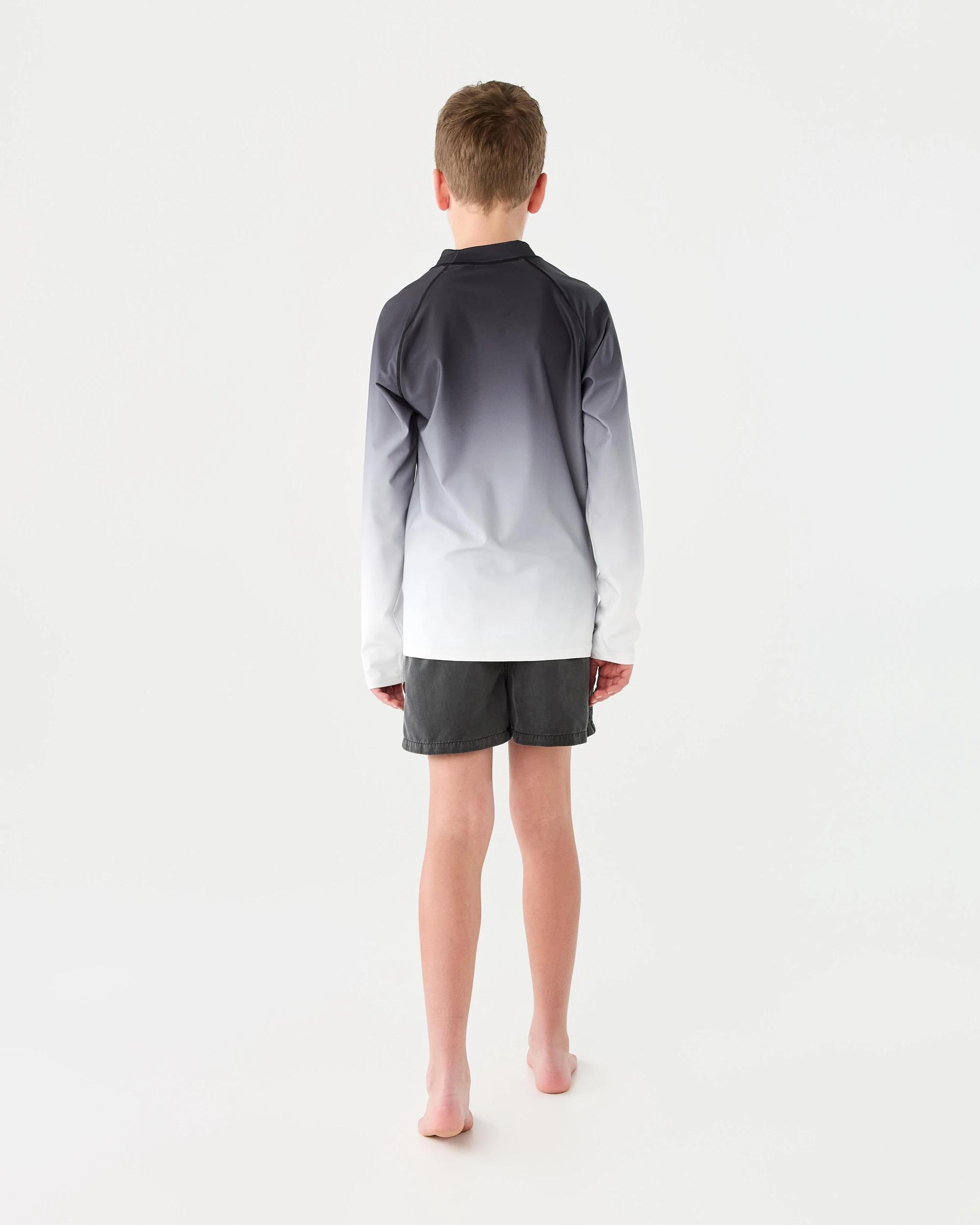 6 Washed Boardshorts Blk Sand, 6 of 6