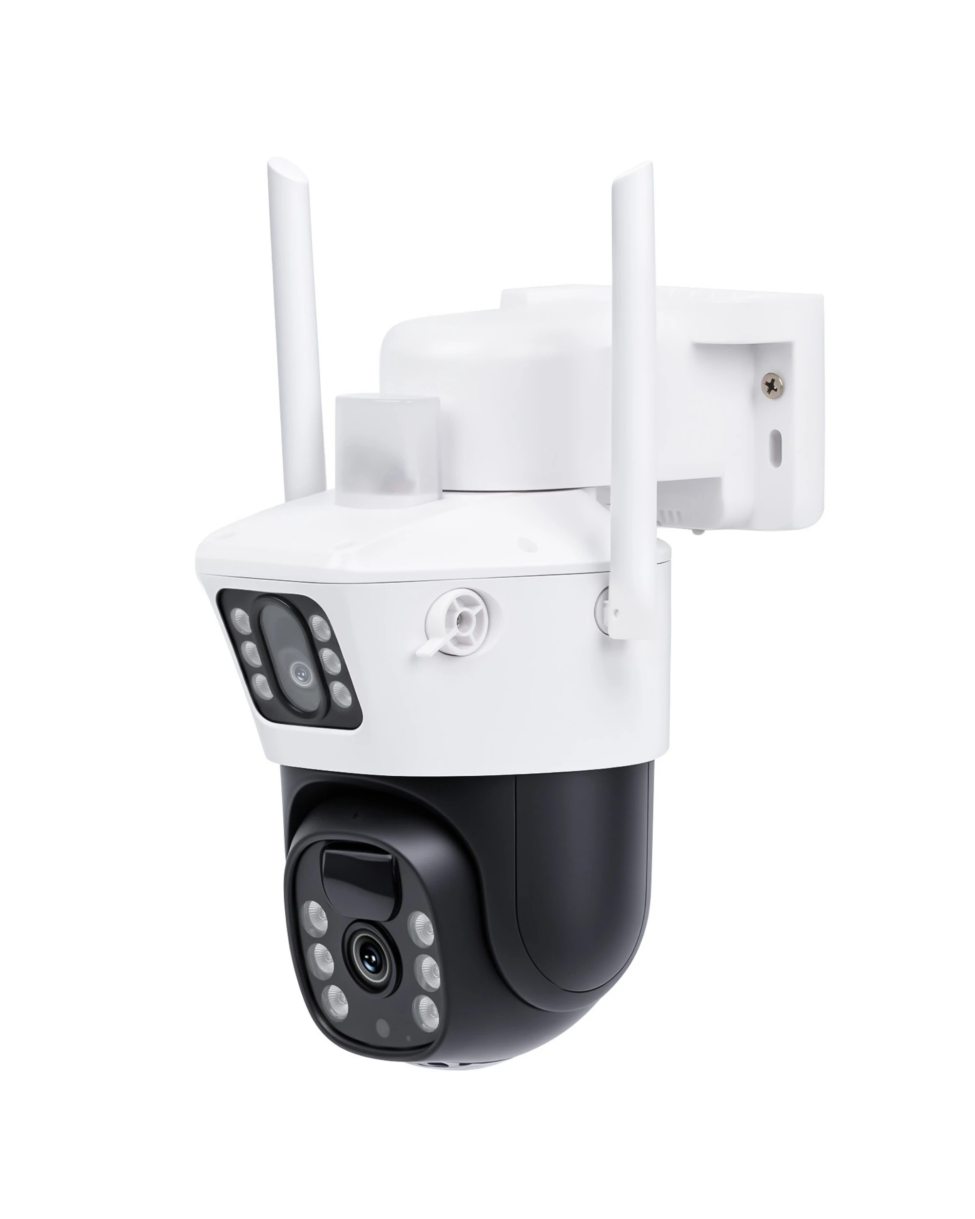 5 Advwin Dual Lens Solar WiFi Security Camera with  7.5W Sun Panel - White, 5 of 7