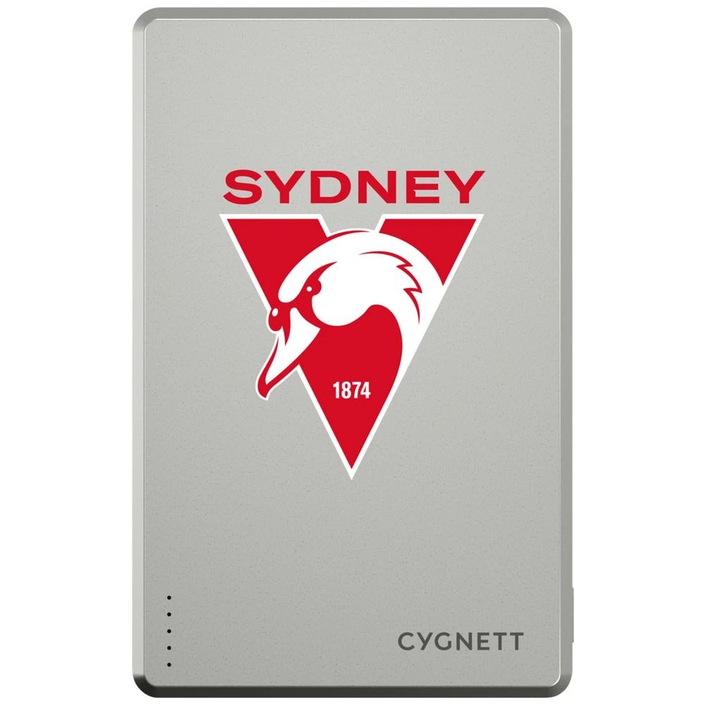 3 Cygnett 5000mAh Magslim Powerbank Sydney Swans, 3 of 6