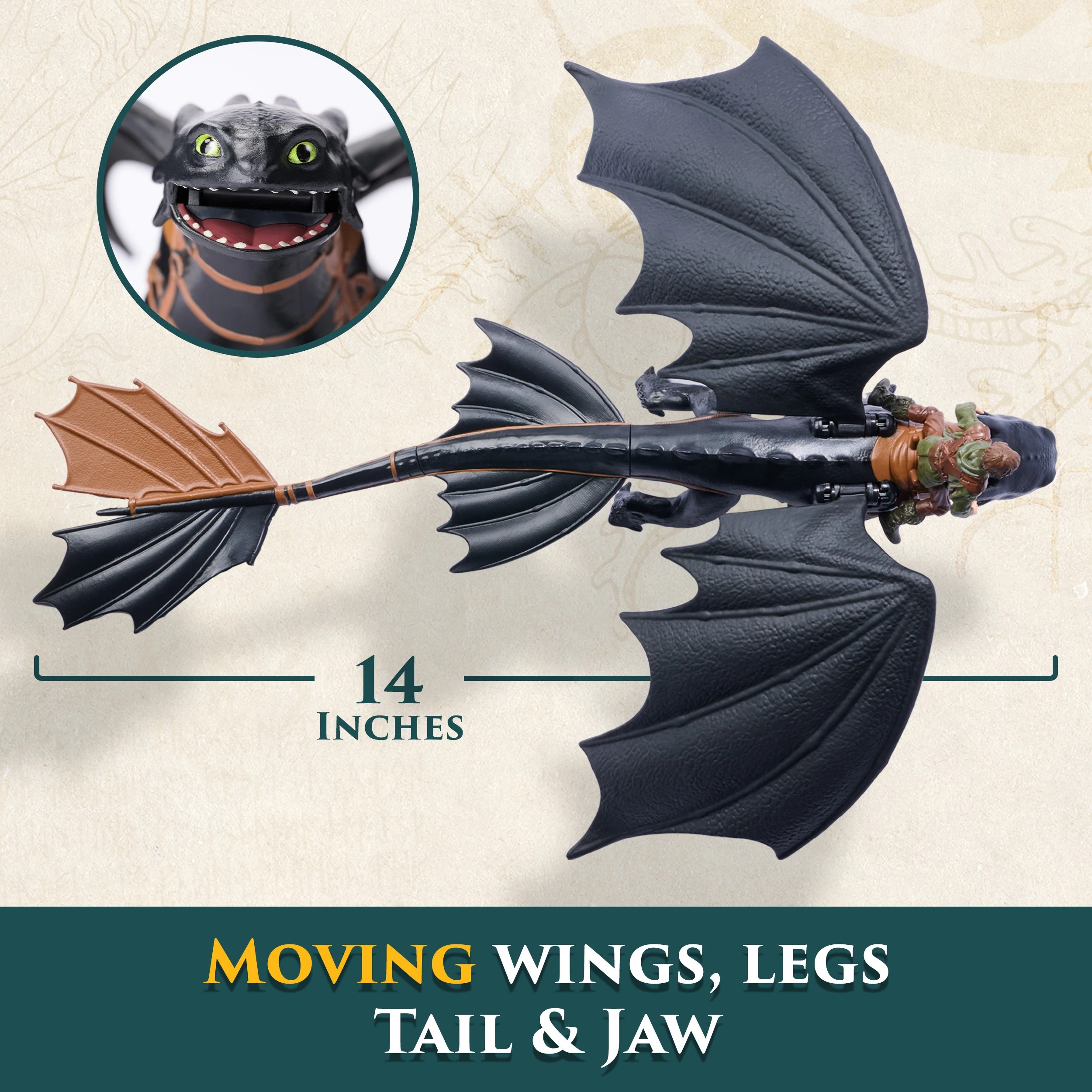 5 How To Train Your Dragon Toothless and Hiccup Action Figure Set, 5 of 7