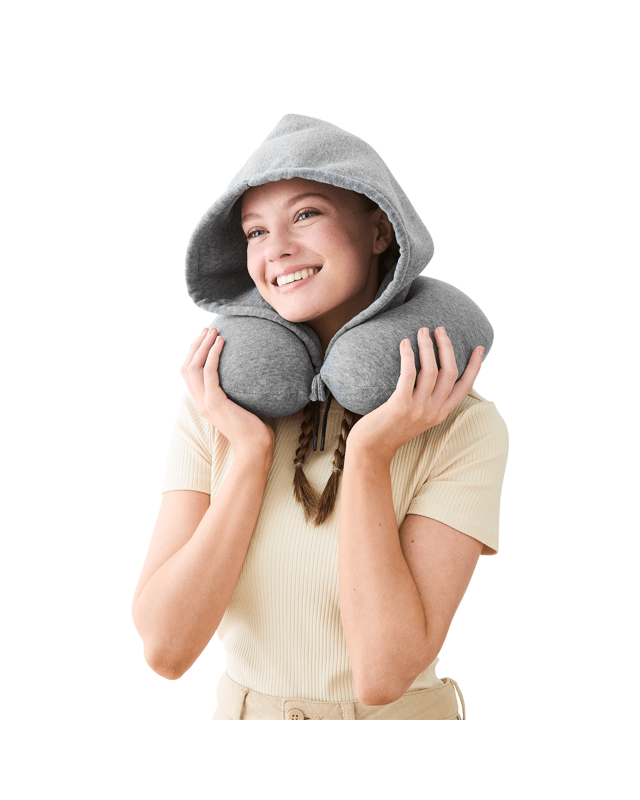 Memory Foam Travel Pillow with 
