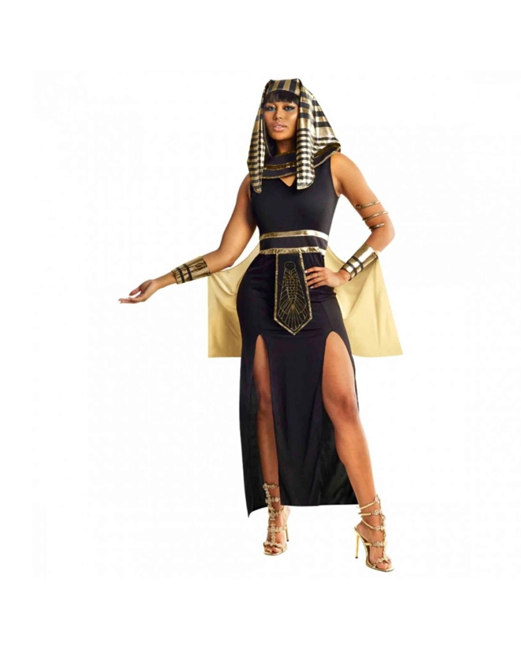 1 Anagram Pharaoh Queen Womens Dress-Up Costume Dress 8-10 - Multi, 1 of 1