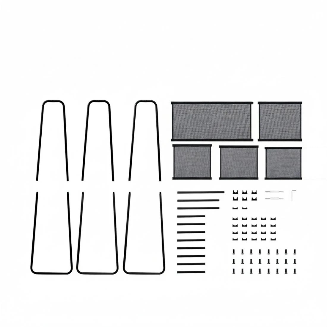 4 Artiss Wardrobe Clothes Rack Airer Coat Stand Closet 150cm - Black, 4 of 4