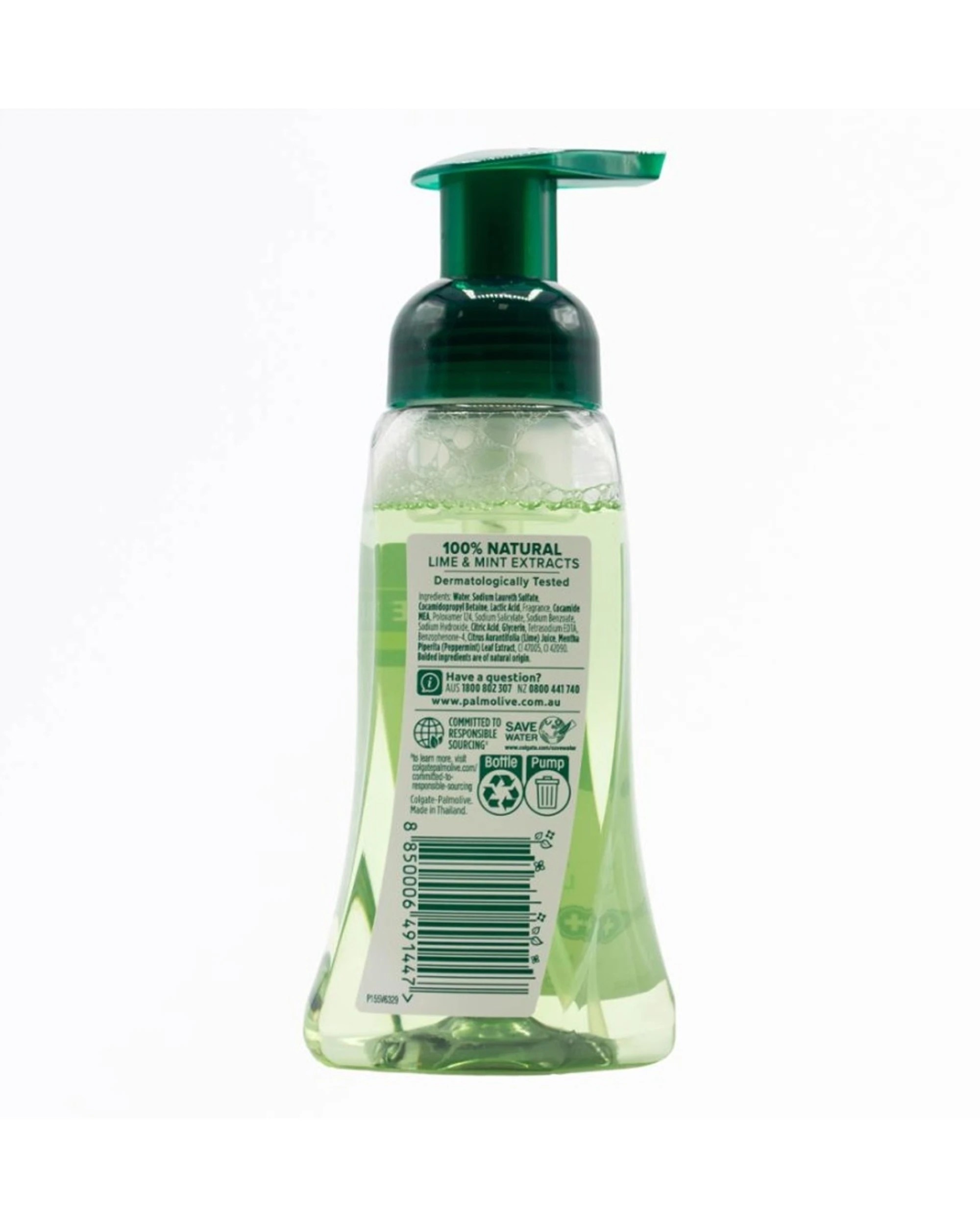 3 Palmolive 6pk Foaming Antibacterial Cleansing Handwash Lime Mint 250ml - Clear, 3 of 3