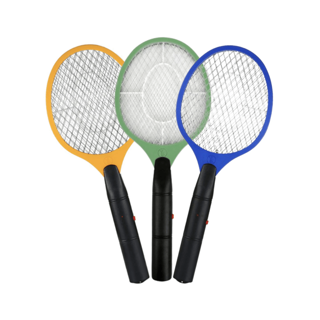 1 BR Outdoor Electric Insect Zapper Racket for Flies and Mosquitoes - Pack of 3, 1 of 6