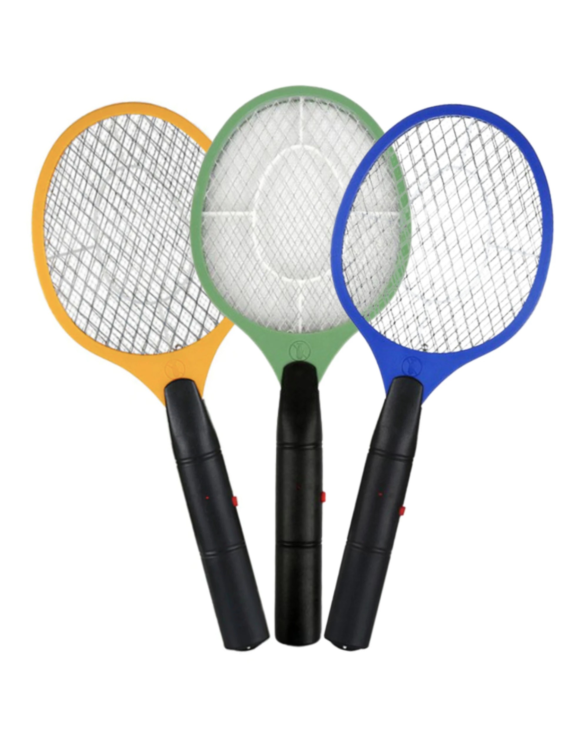 1 BR Outdoor Electric Insect Zapper Racket for Flies and Mosquitoes - Pack of 3, 1 of 5