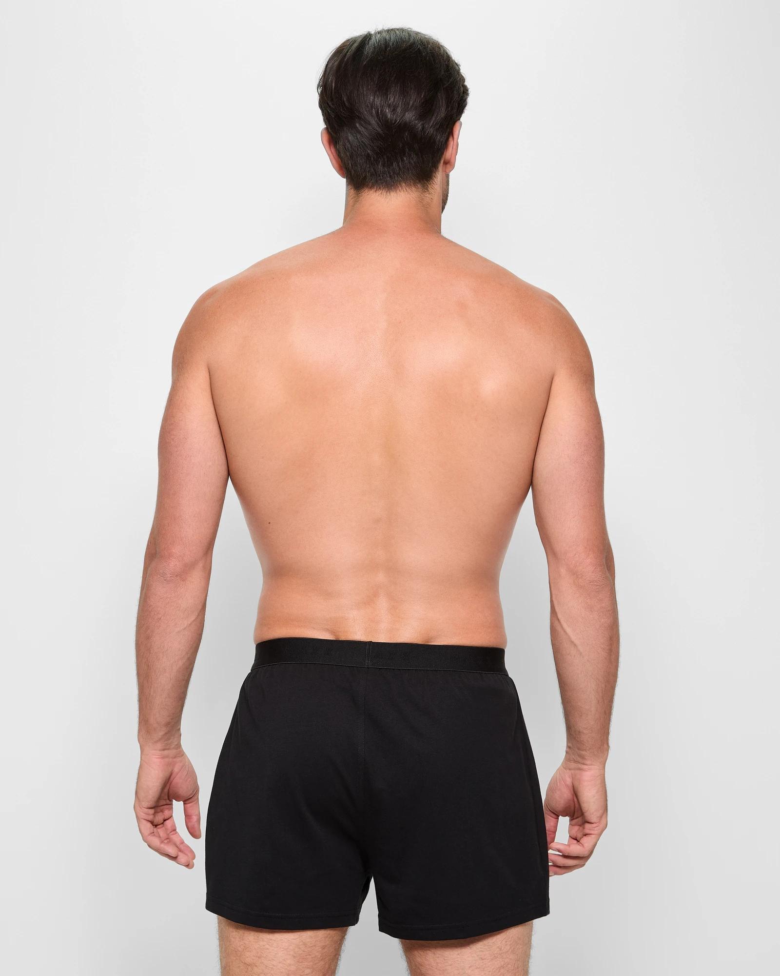 2 3 Pack Knit Boxer Shorts - Maxx BLACK, 2 of 3