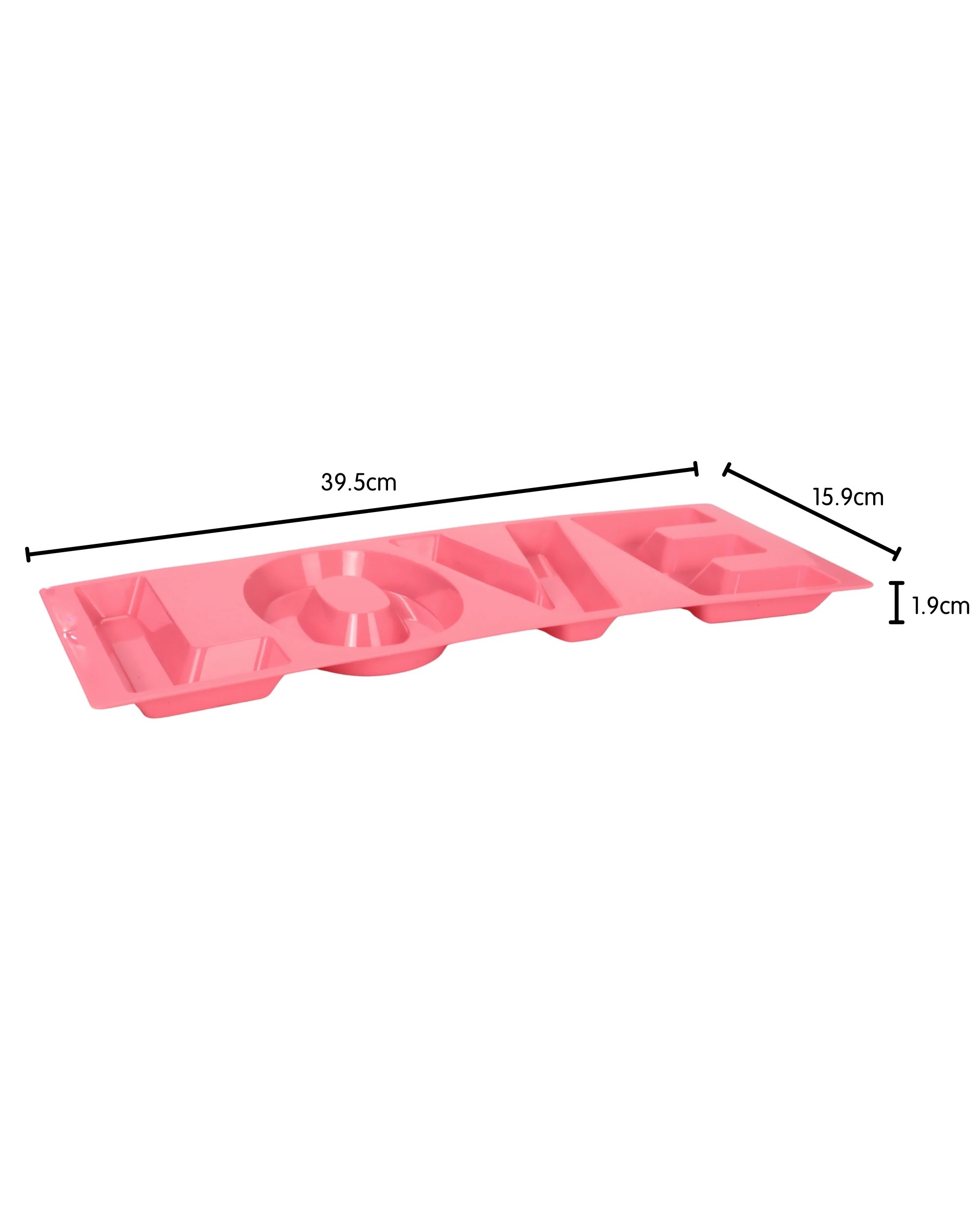 2 Meteor Love Plastic Serving Tray - Pink, 2 of 3