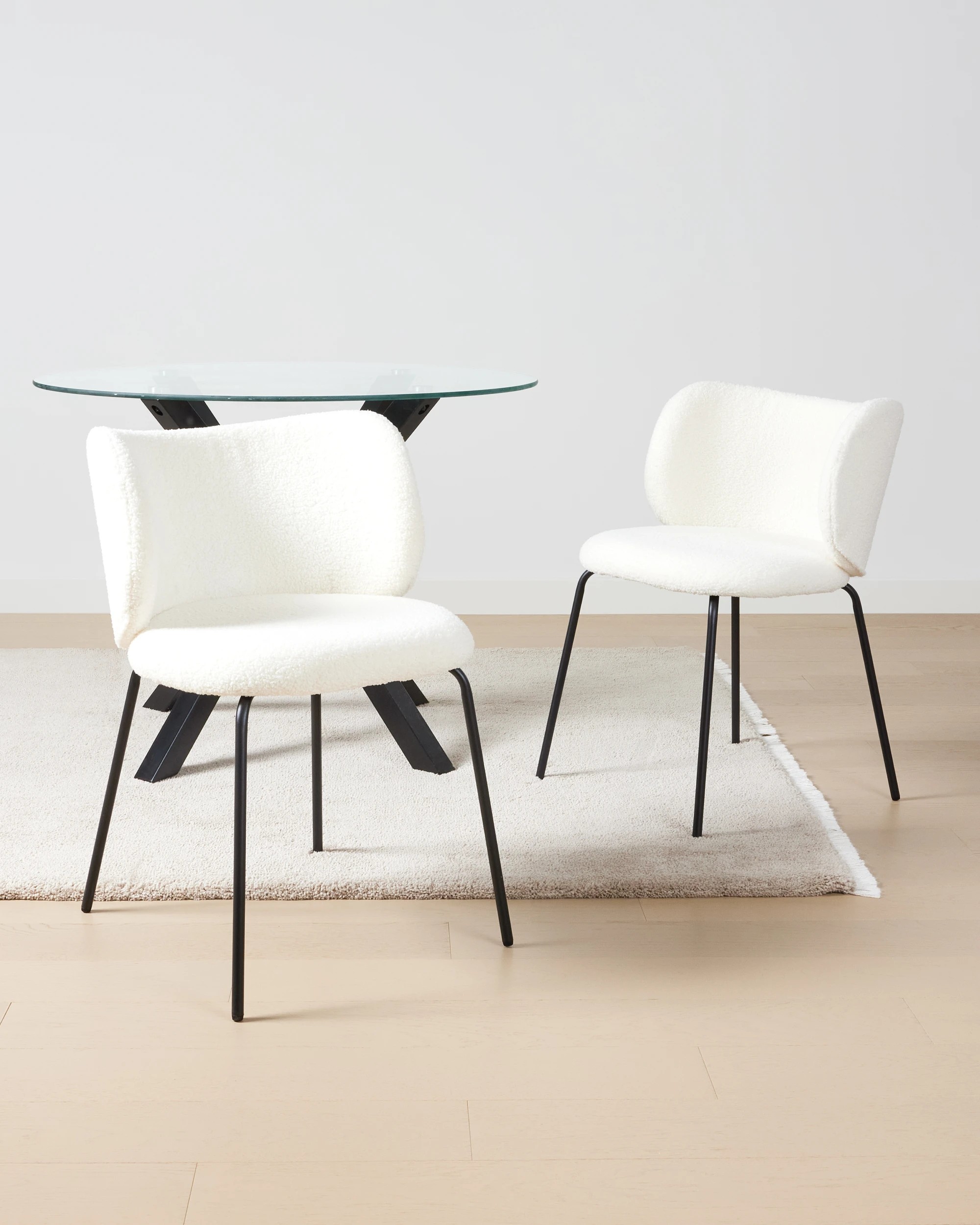 1 Abbey Set of 2 Dining Chairs - Cream, 1 of 8