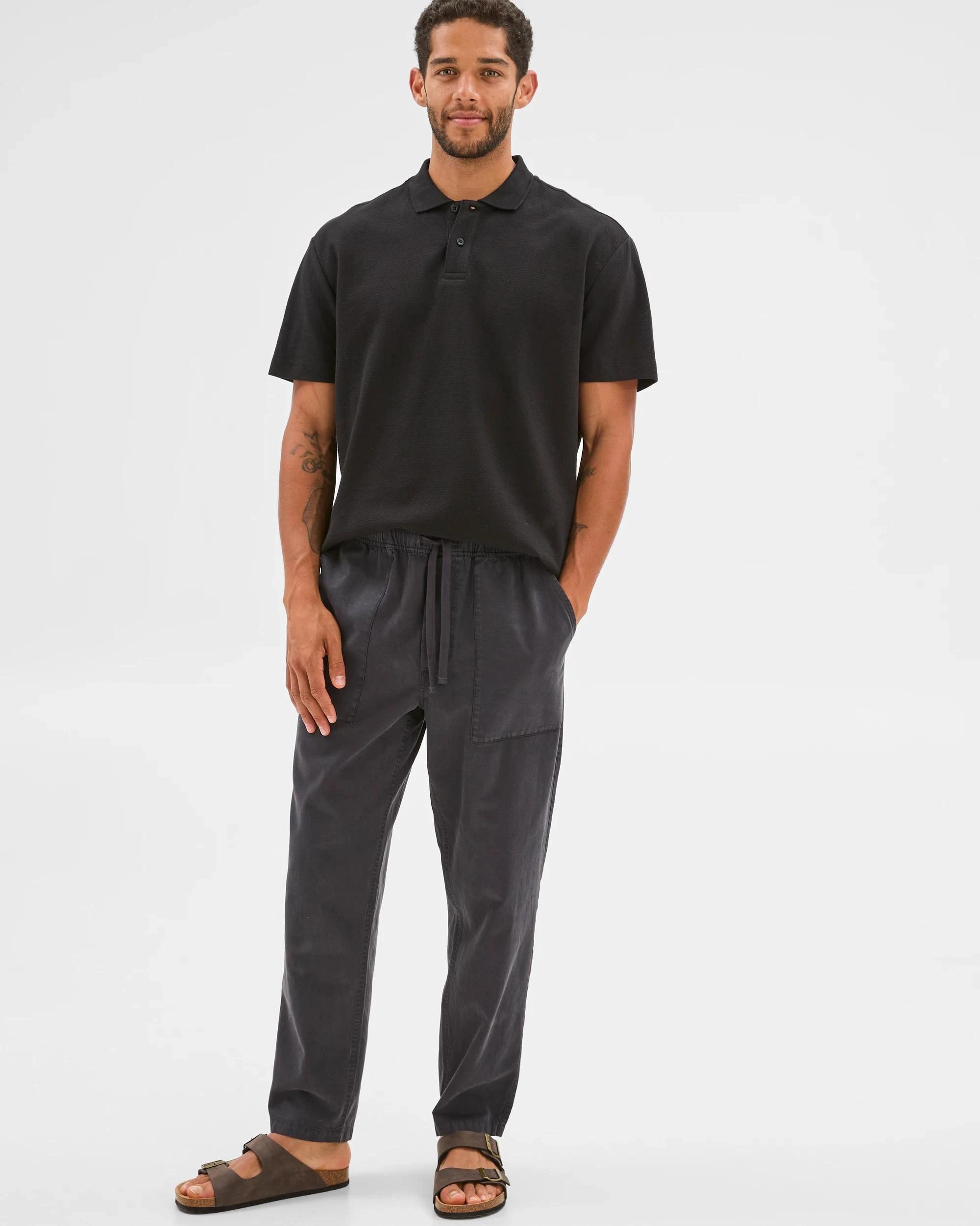 6 Target Australian Cotton Blend Beach Pants BLACK, 6 of 6