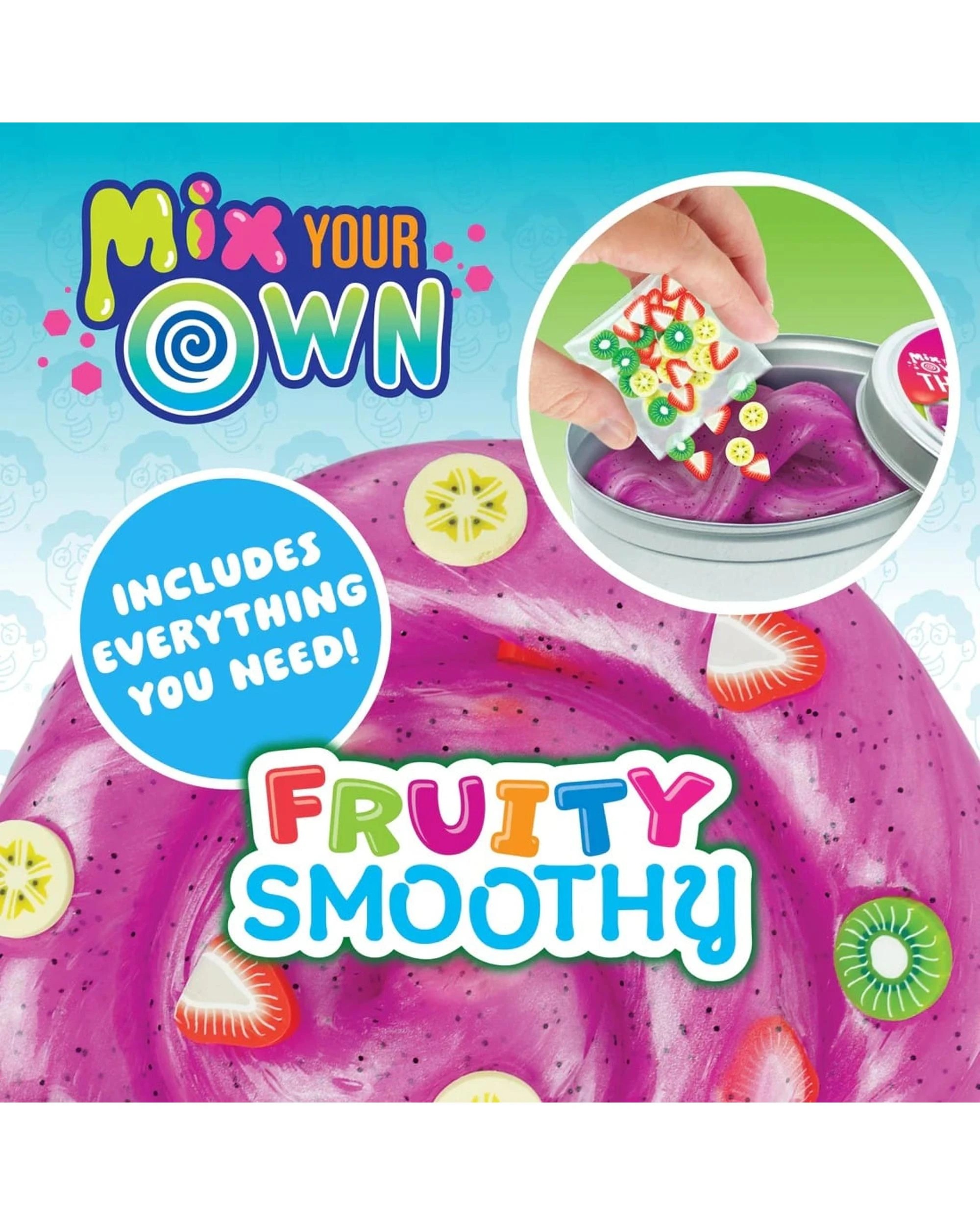 3 Crazy Aaron's Thinking Putty Mix Your Own Fruity Smoothy 4 inch Tin, 3 of 5
