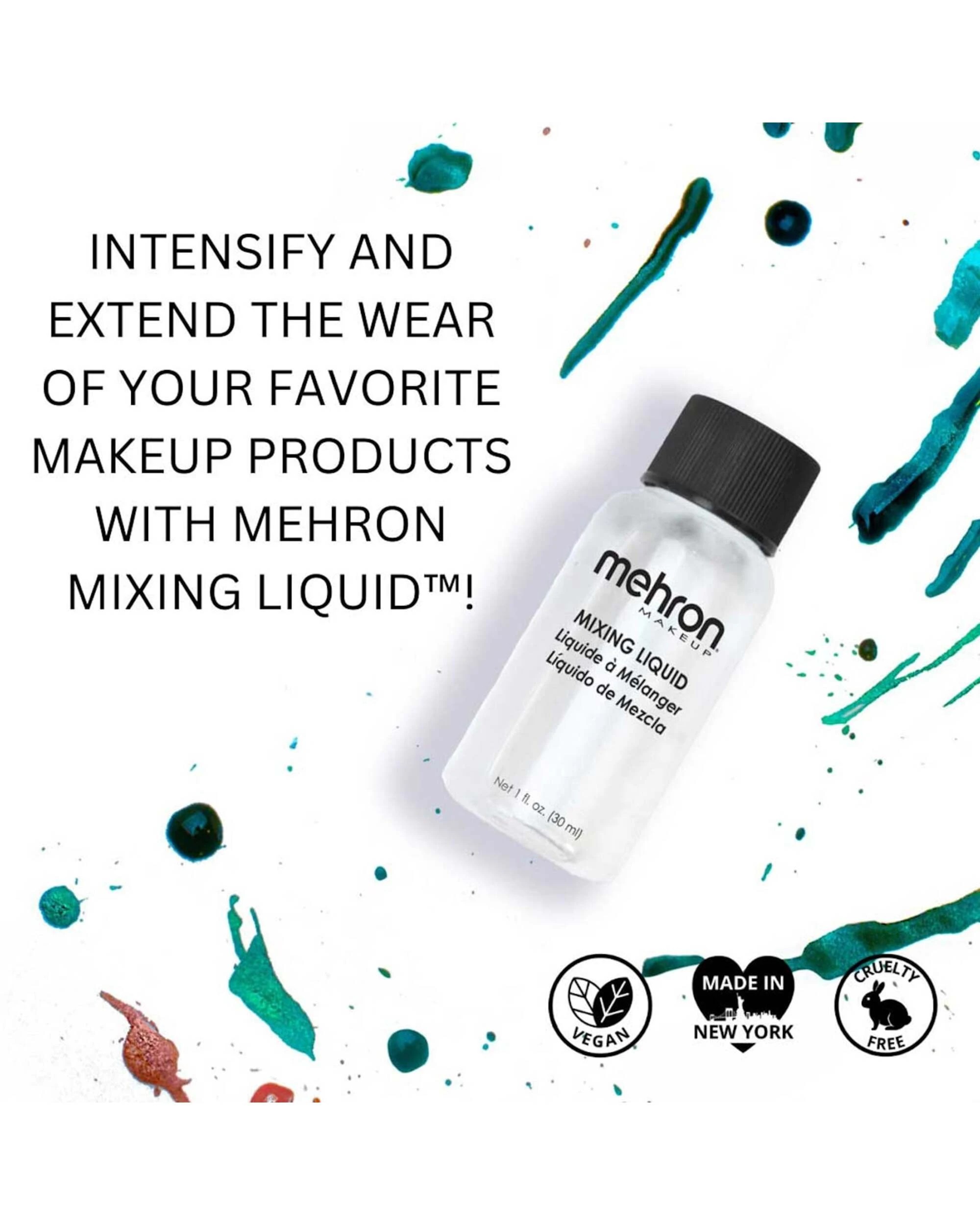 2 Mehron Mixing Liquid 29ml - One Size - Clear, 2 of 5