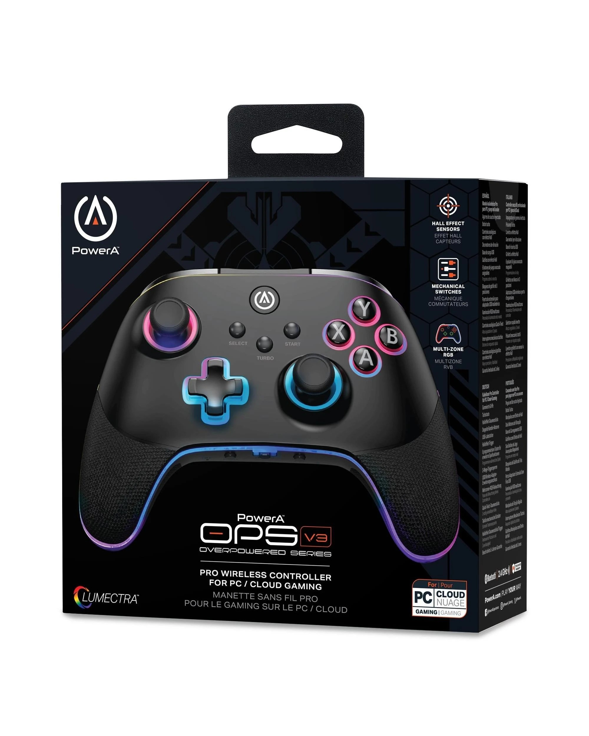 8 PowerA OPS V3 Pro Wireless Controller for PC and Cloud Gaming with Lumectra, 8 of 8