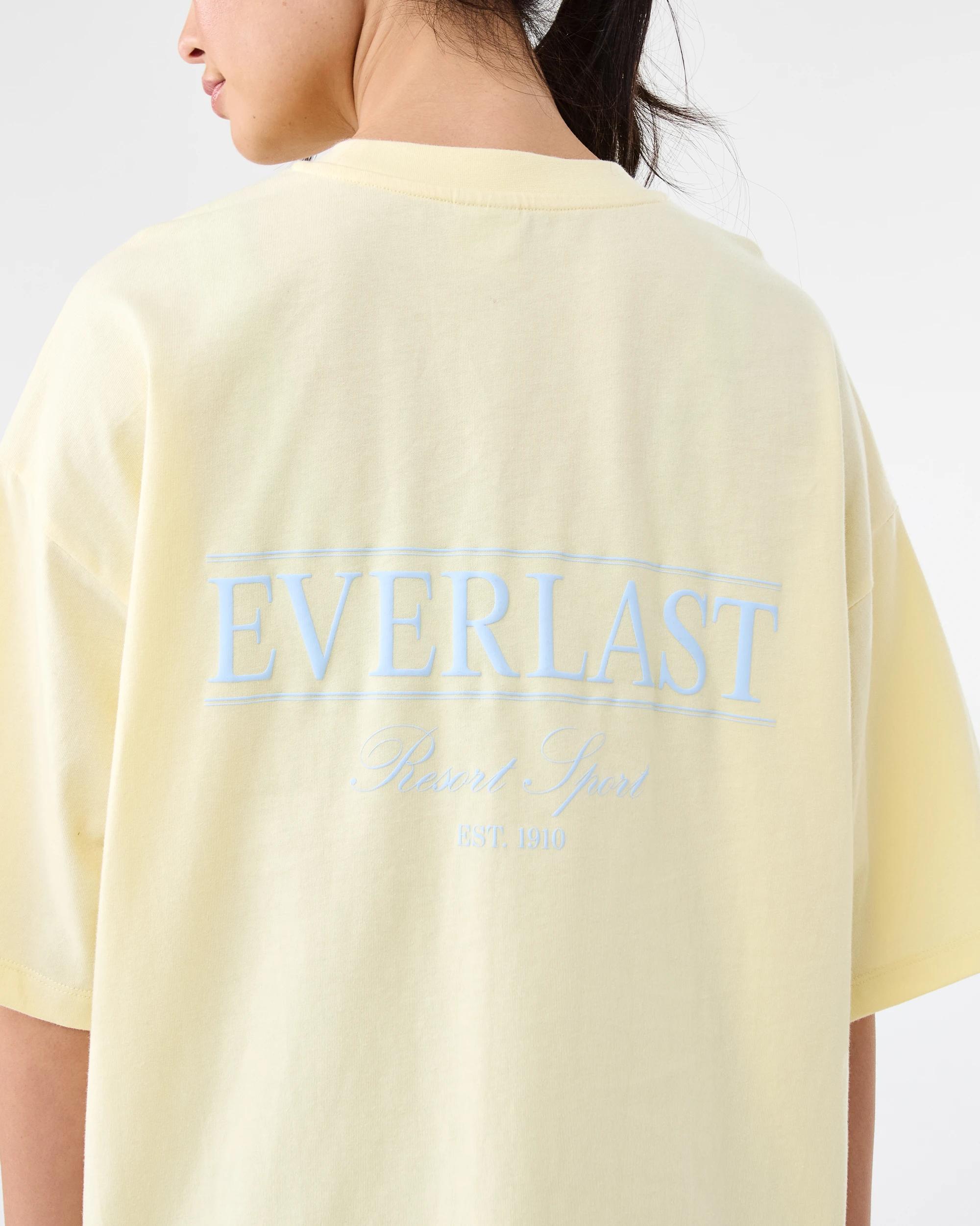 7 Everlast Womens Boyfriend T-shirt Soft Yelow, 7 of 7