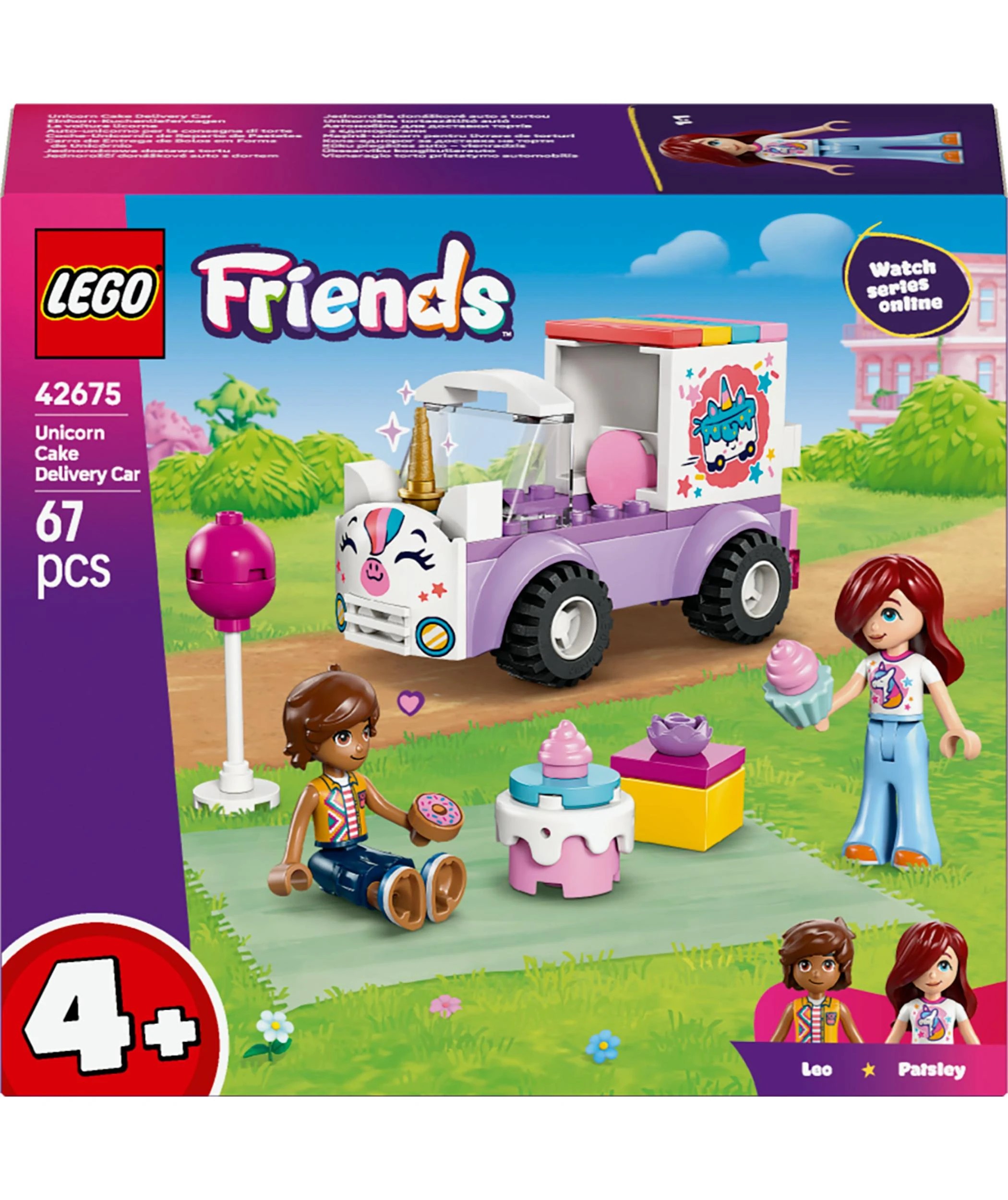 1 LEGO Friends Unicorn Cake Delivery Car 42675, 1 of 10
