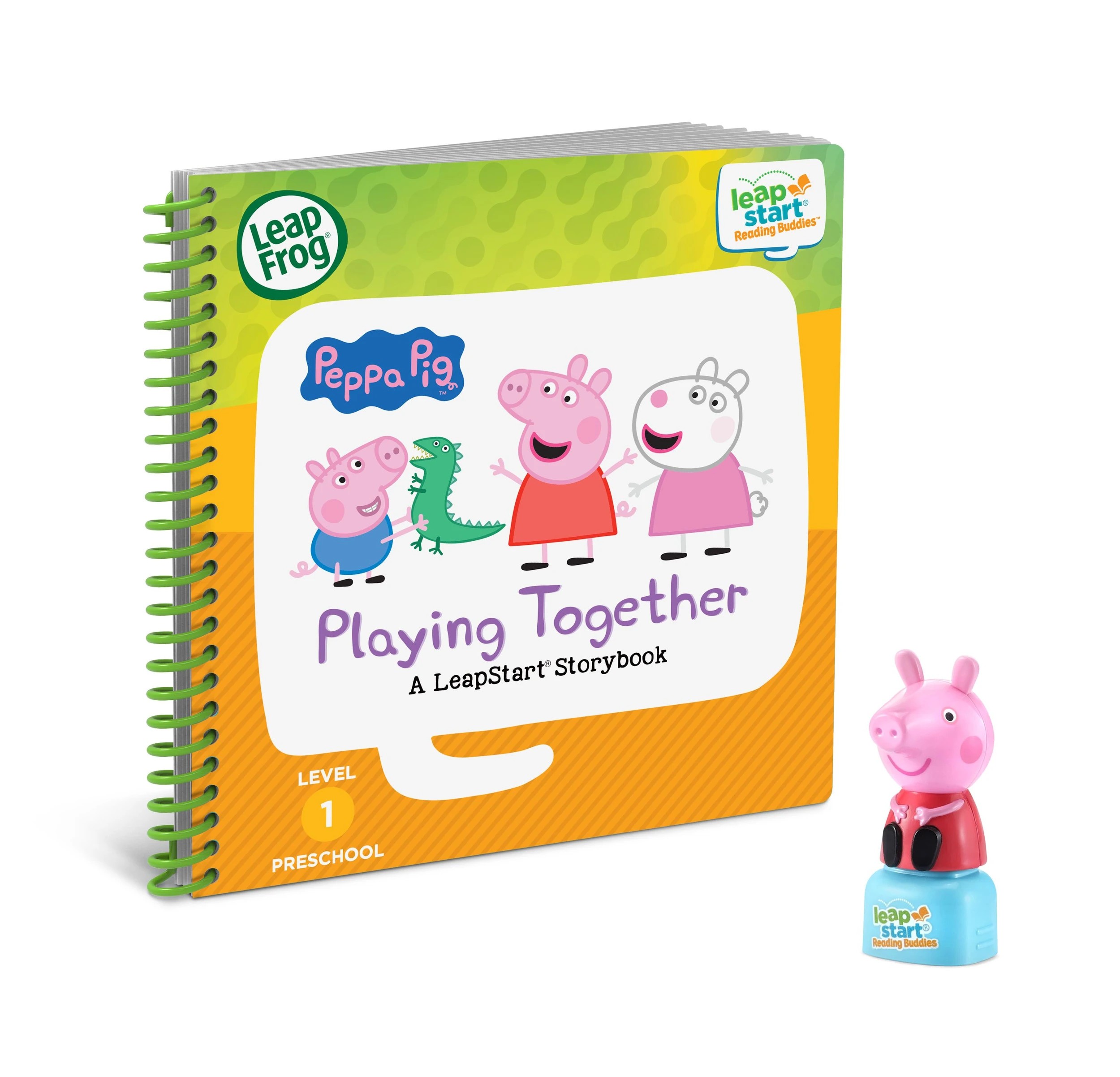 1 LeapFrog LeapStart Reading Buddies Peppa Pig Playing Together - Multi, 1 of 4