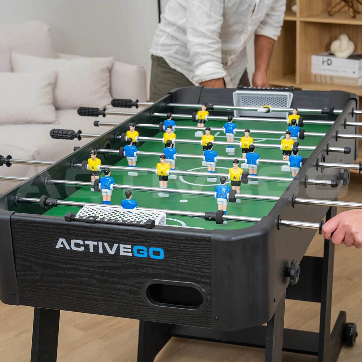10 ActiveGo Header Fold-Up Foosball Soccer Table (120cm), 10 of 10