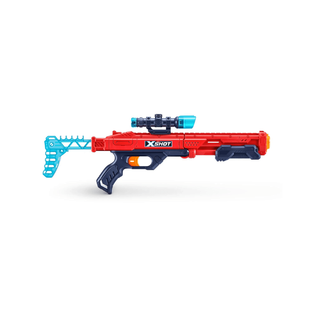 3 XSHOT Excel Double Hawk Eye Blaster Double Micro Blaster Combo Pack (24 Darts) by ZURU - Red, 3 of 8