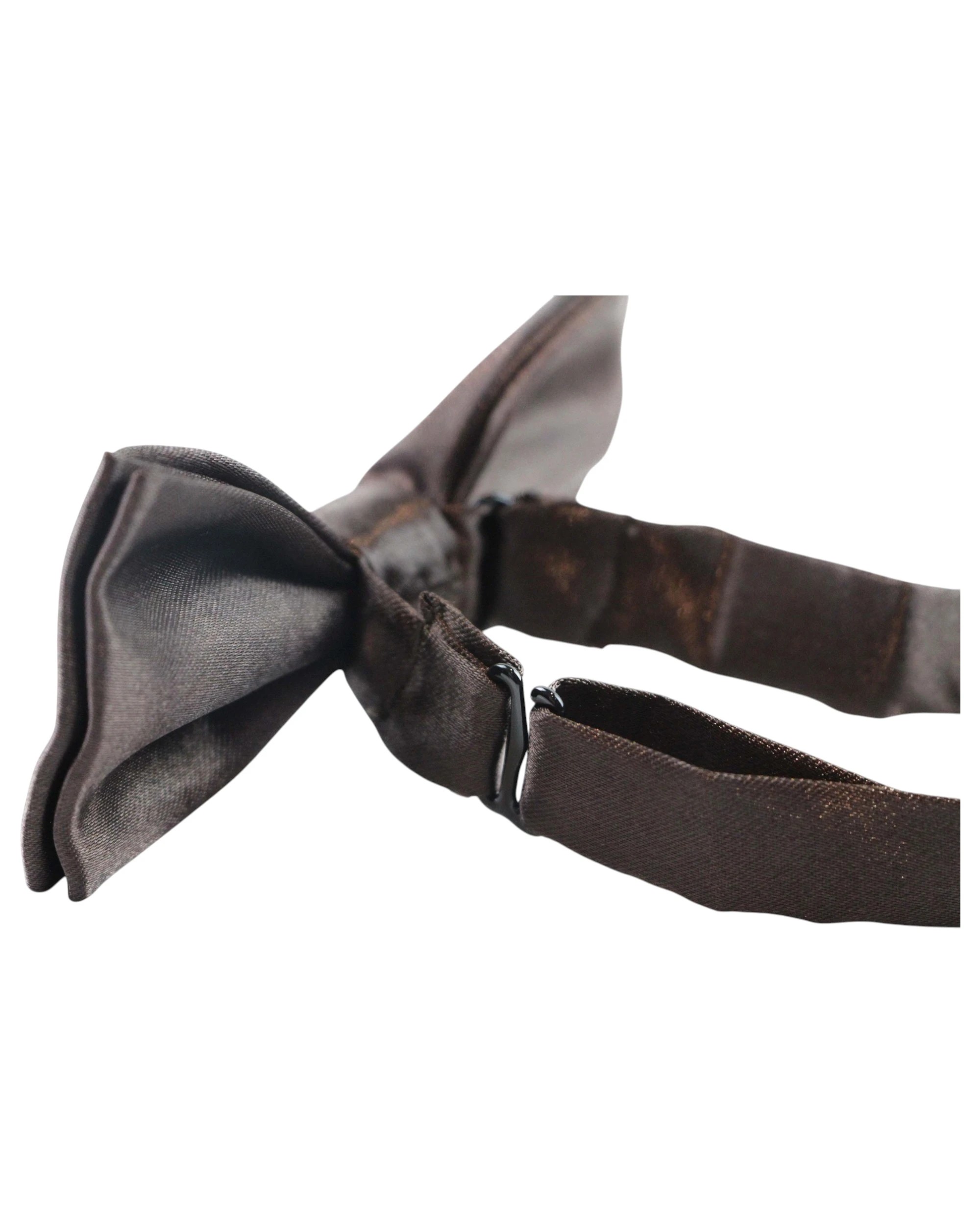 2 Zasel Boys Dark Brown Plain Bow Tie, 2 of 2