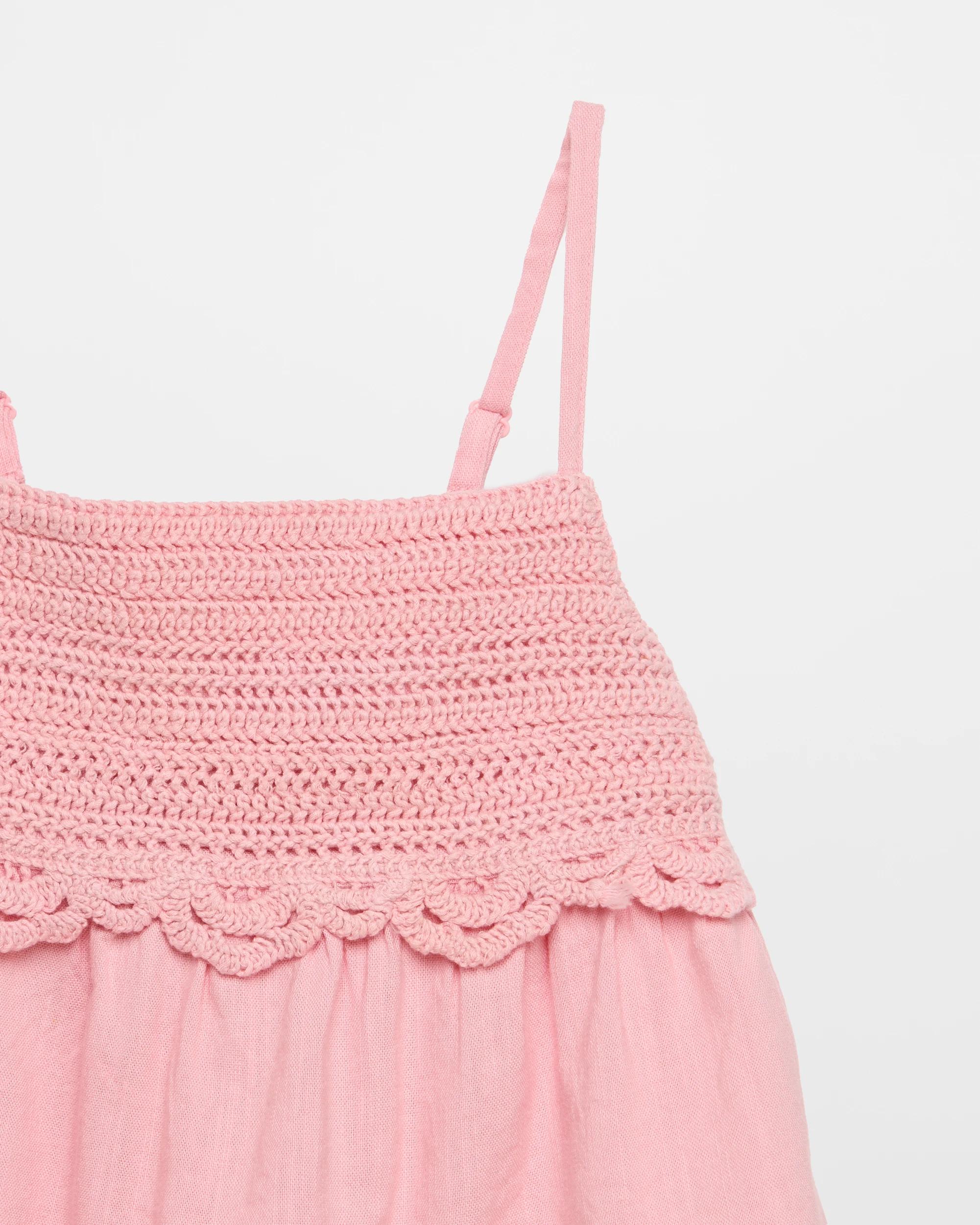 5 Target Crochet Woven Tank Top PINK, 5 of 7