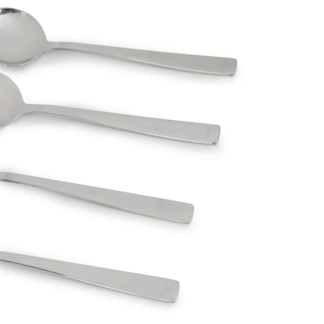 3 4 Pack Silver Hawthorne Soup Spoons, 3 of 5