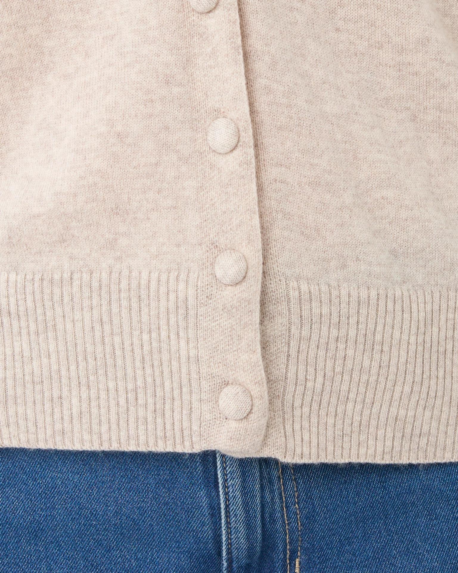 6 Merino Wool Cardigan Loml Marle, 6 of 7