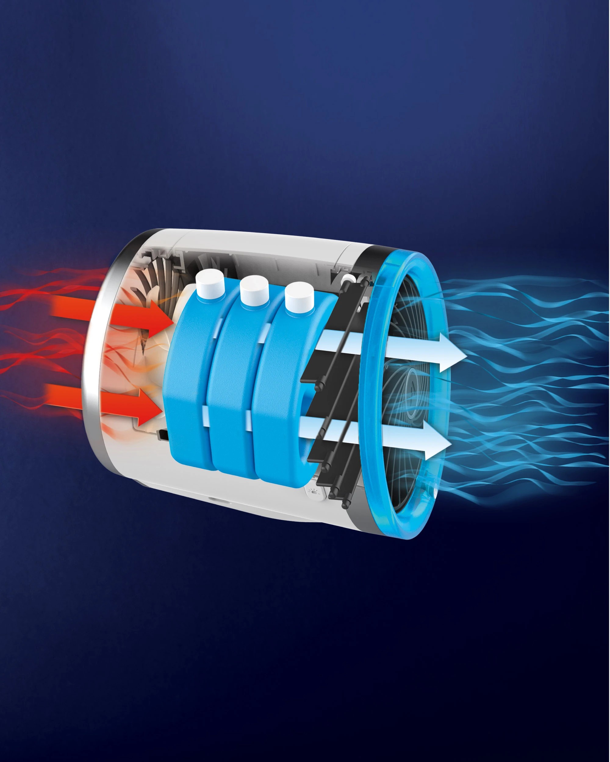 3 Arctic Air Ice Jet Powerful Personal Ice Infused Air Cooler, 3 of 8