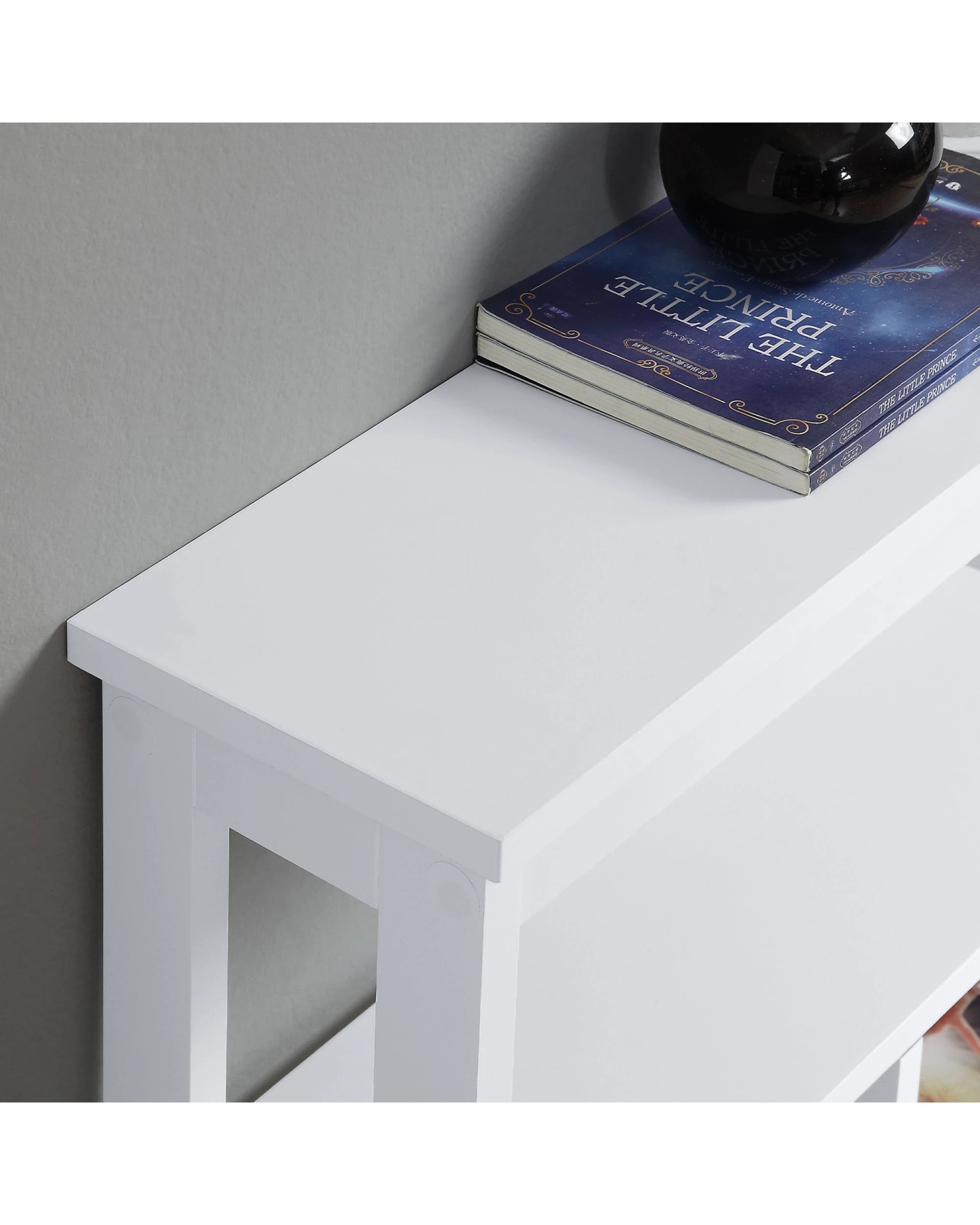 5 Sarantino Julian Console Table in White - White, 5 of 7