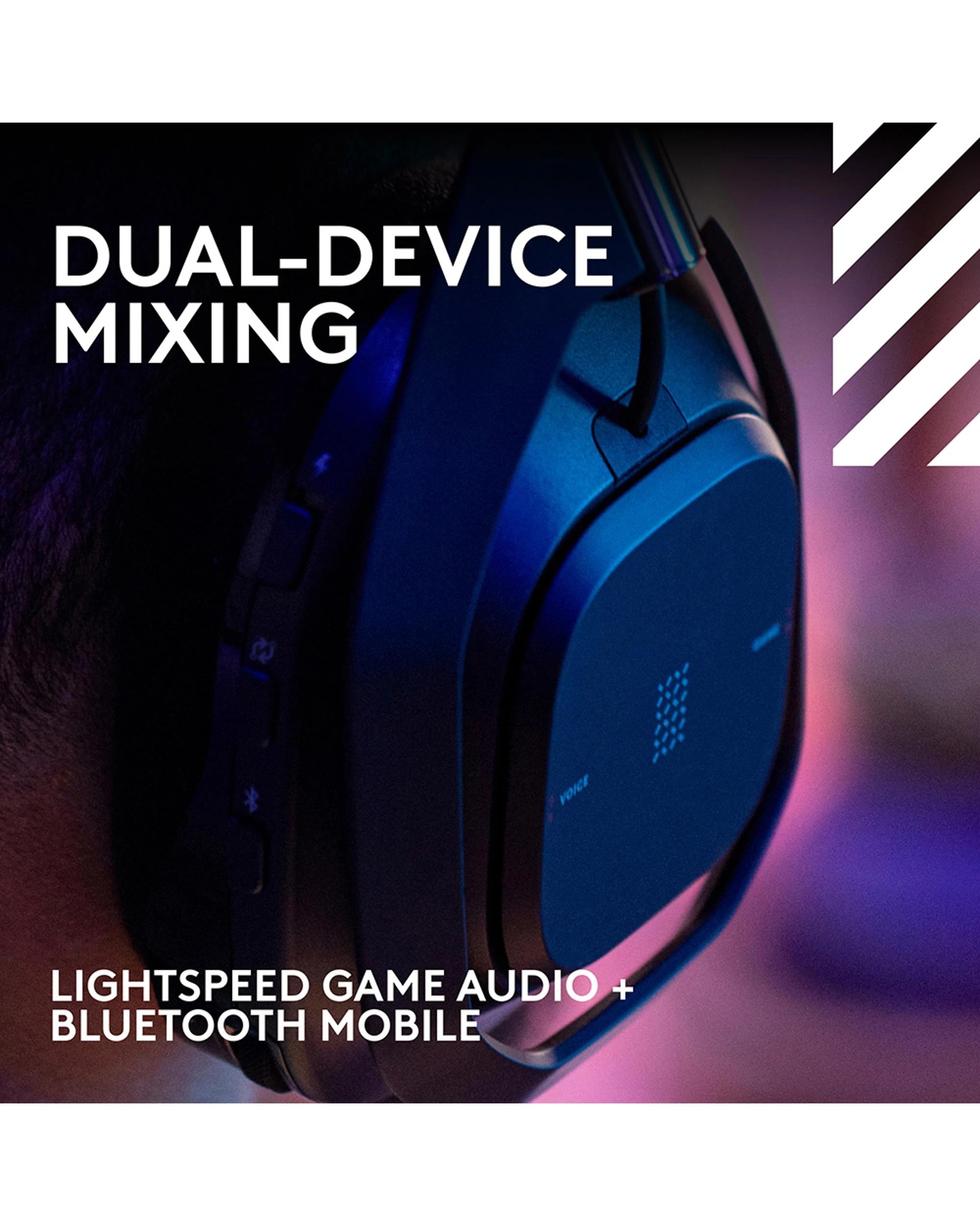 9 Logitech G Astro A50 X LIGHTSPEED Wireless Gaming Headset + Base Station
 - black, 9 of 10