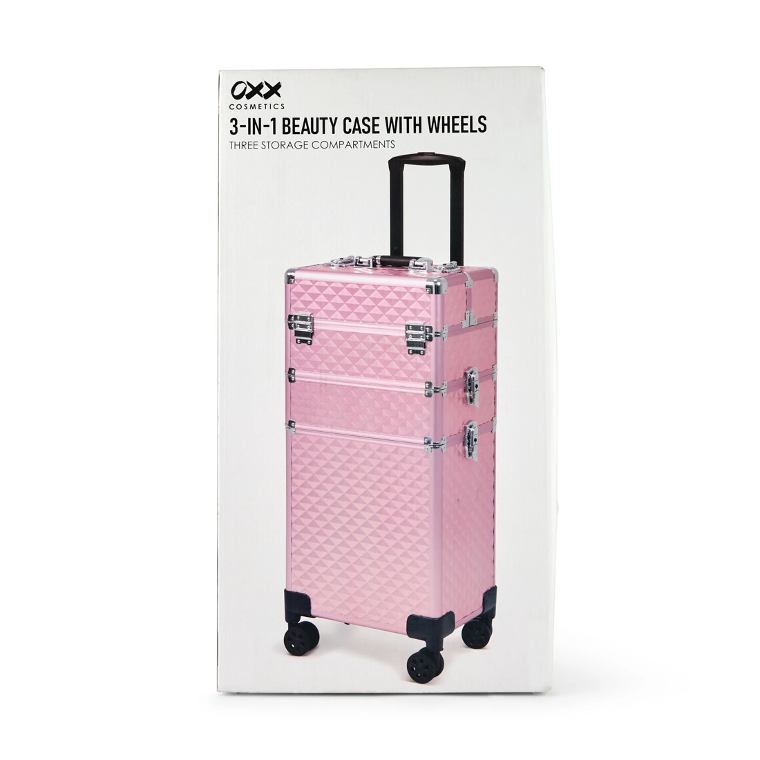 2 OXX Cosmetics 3-in-1 Beauty Case with Wheels, 2 of 10