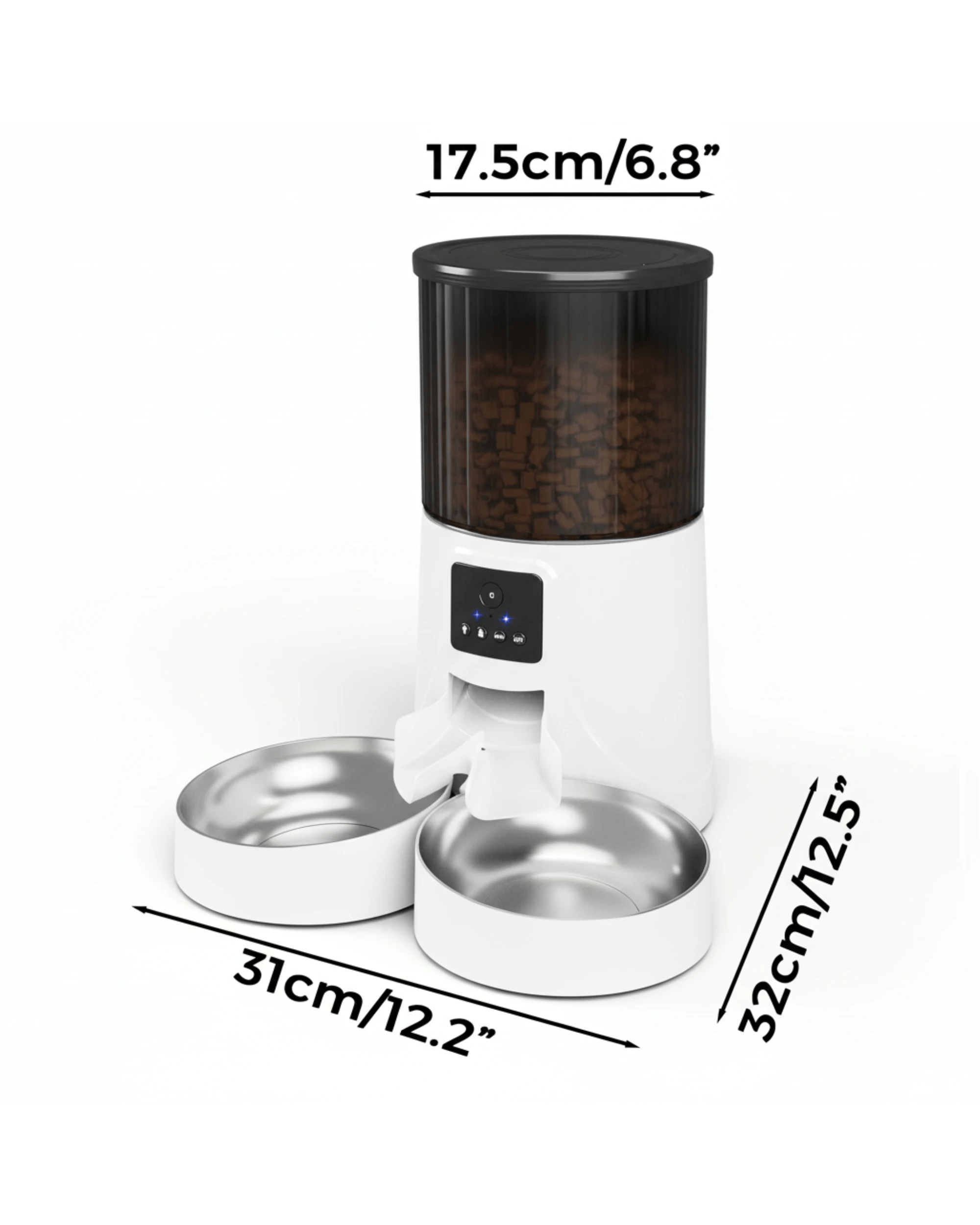 8 Advwin Automatic Pet Feeder 2 Bowls With Camera 4l, 8 of 8