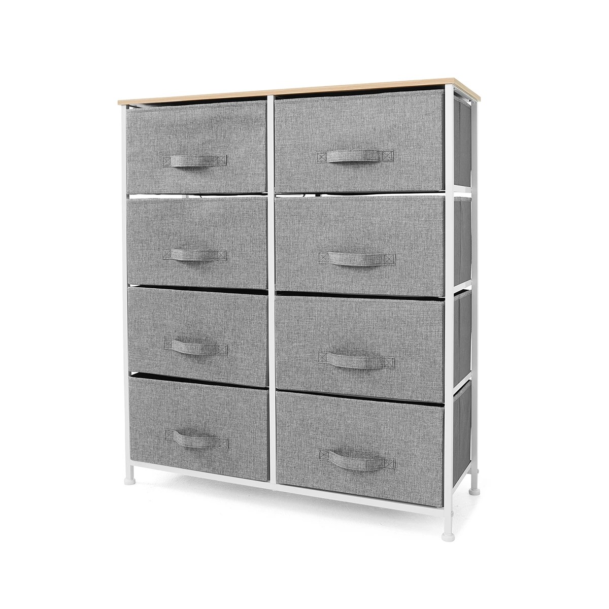 3 8 Drawer Chest - Grey, 3 of 9