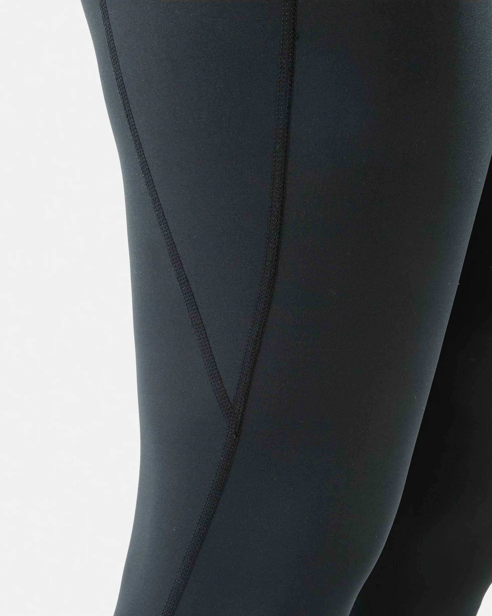 6 Active Womens Full Length Training Leggings BLACK, 6 of 7