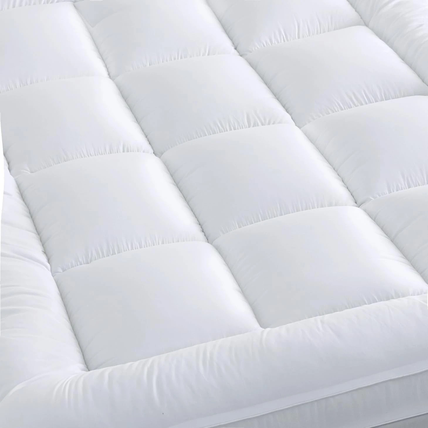 3 Gioia Casa 1000GSM Mattress Topper Extra Thick Plush Breathable - King Bed, 3 of 4