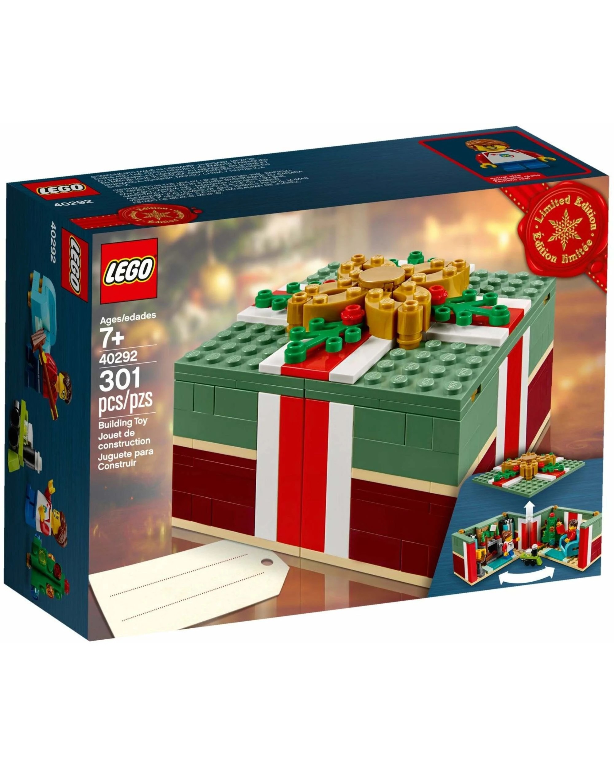 1 LEGO 40292 Christmas Gift Box Buildable Holiday Decoration, 1 of 1