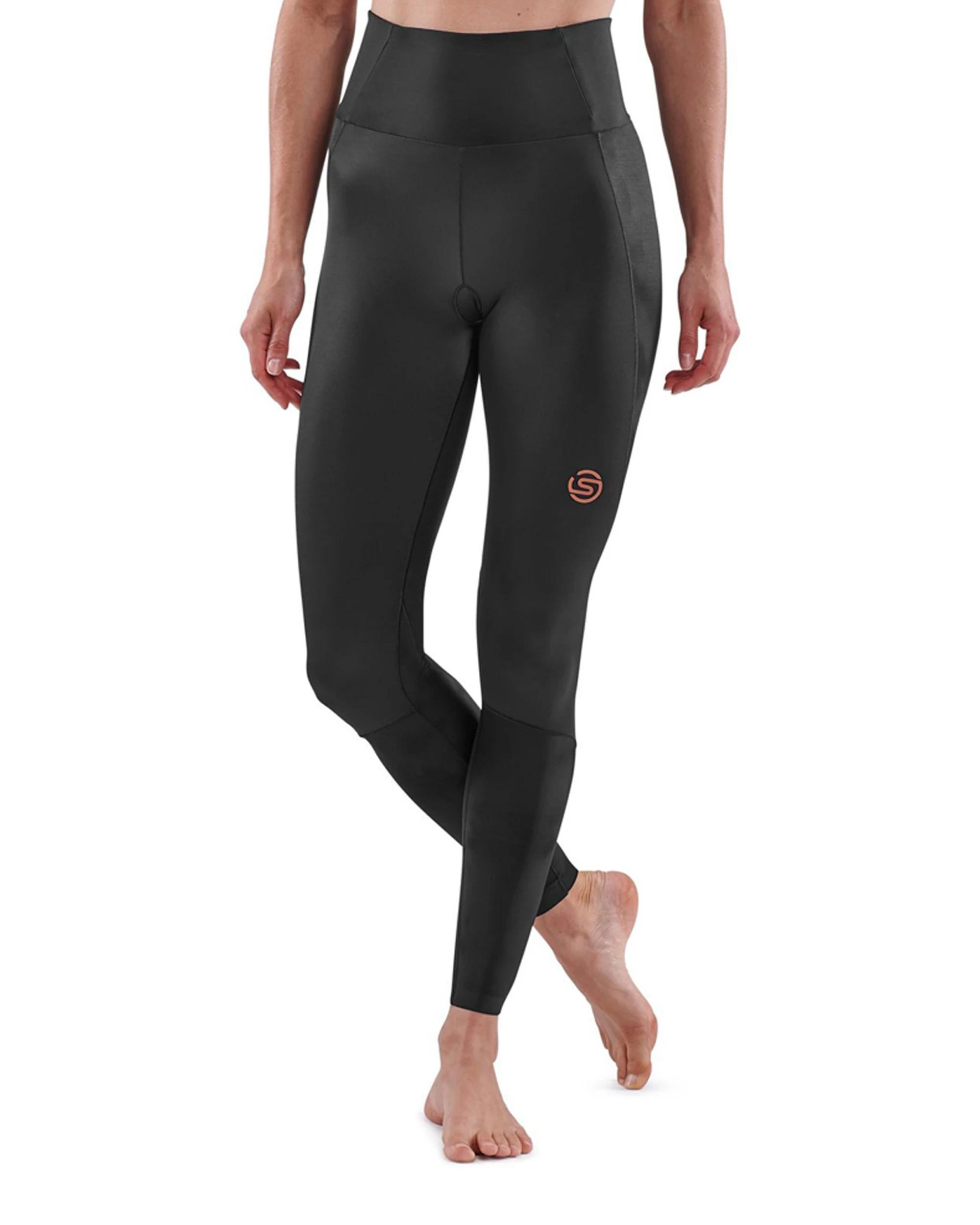 1 SKINS Compression Women's Series-5 Activewear Long Tights BLACK, 1 of 5