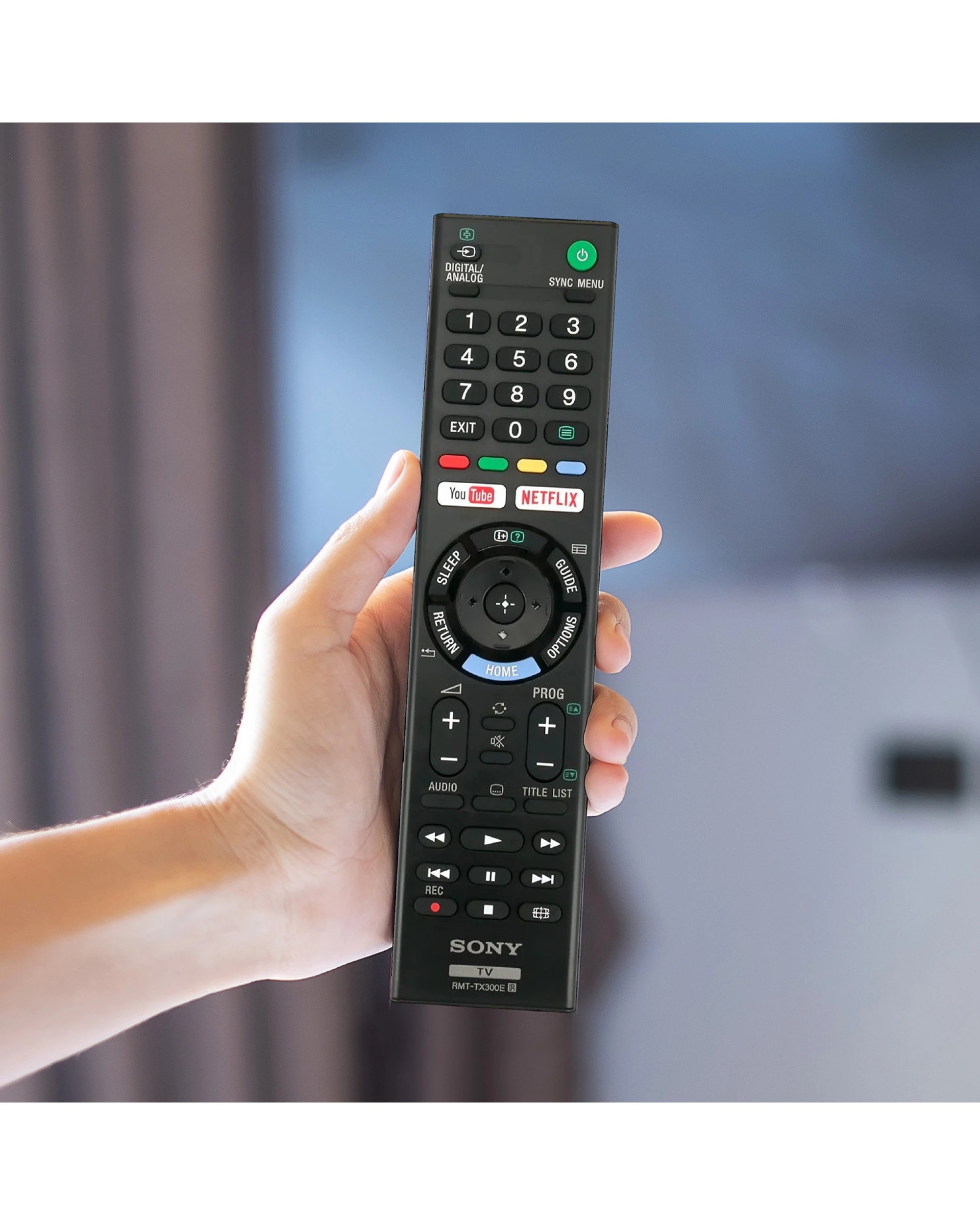 3 Sony TV Remote Control - RMT-TX300E - Black, 3 of 3