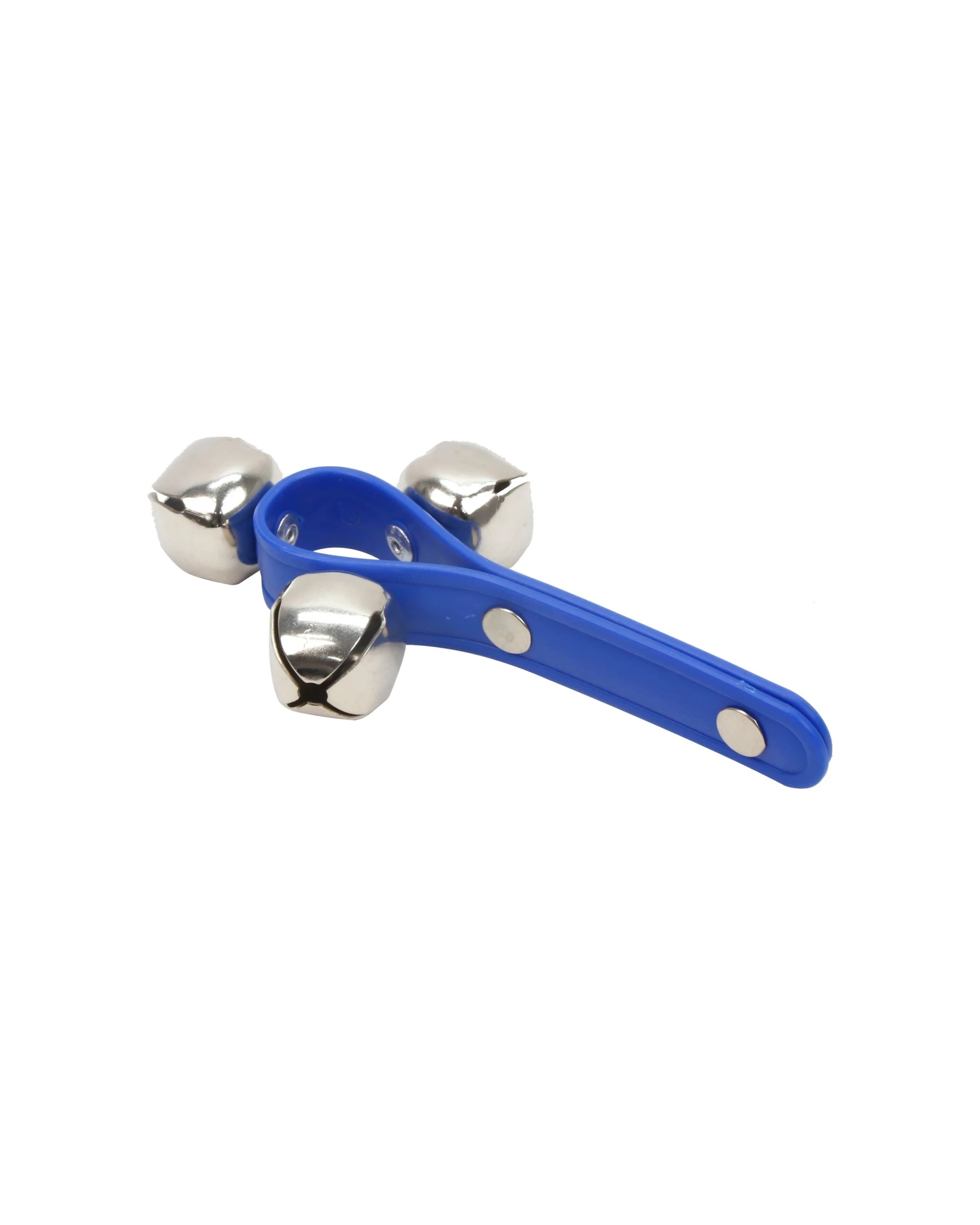 1 Vivaio 3 Bells On Handle Percussion Instrument For Kids Music And Movement - Blue
