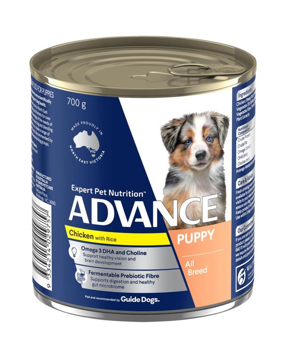 Advance Puppy All Breed Wet Dog Food Chicken w/ Rice 12 x 700g
