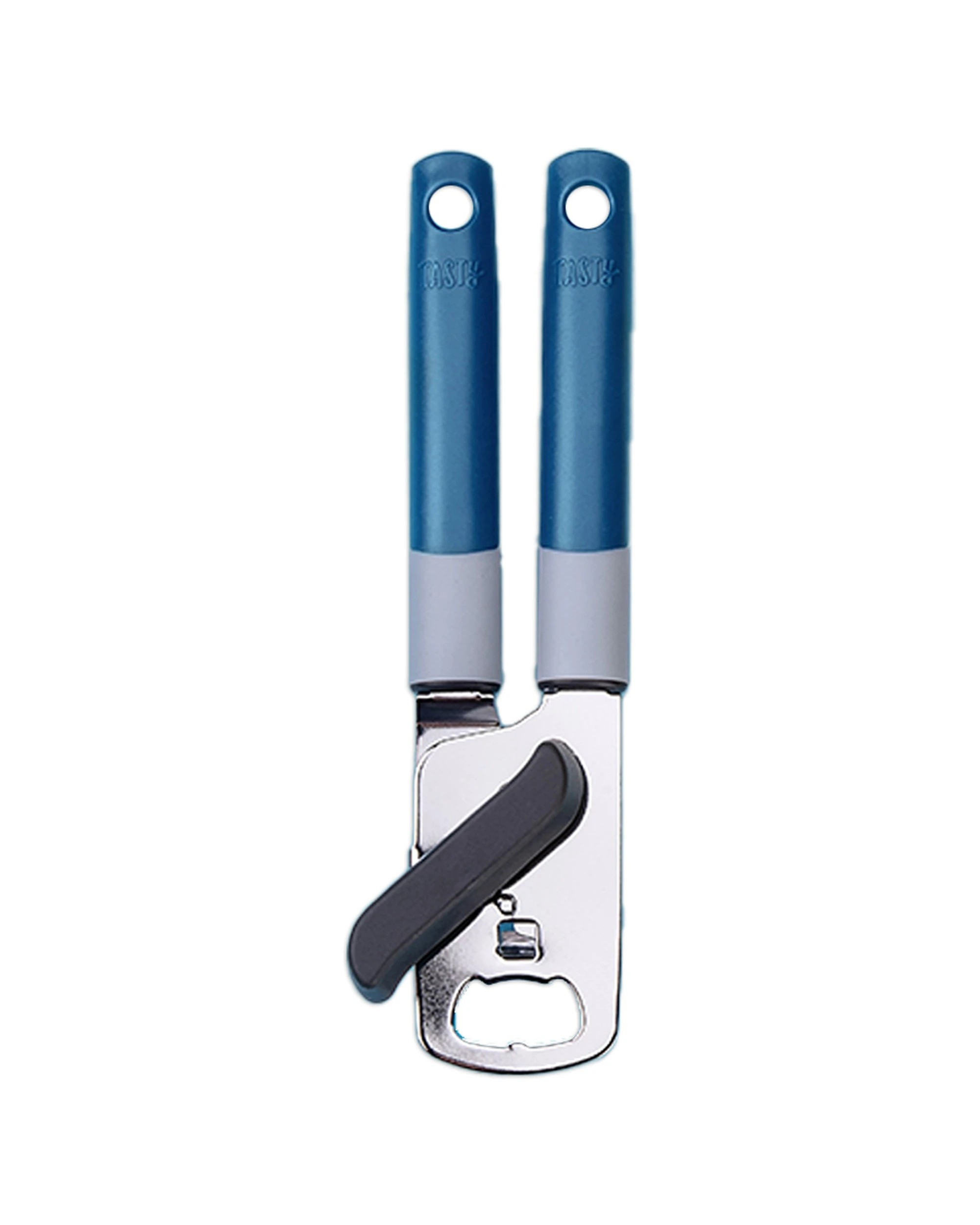 1 Tasty Stainless Steel Heavy Duty Manual Can Bottle Opener 26cm - Blue, 1 of 1